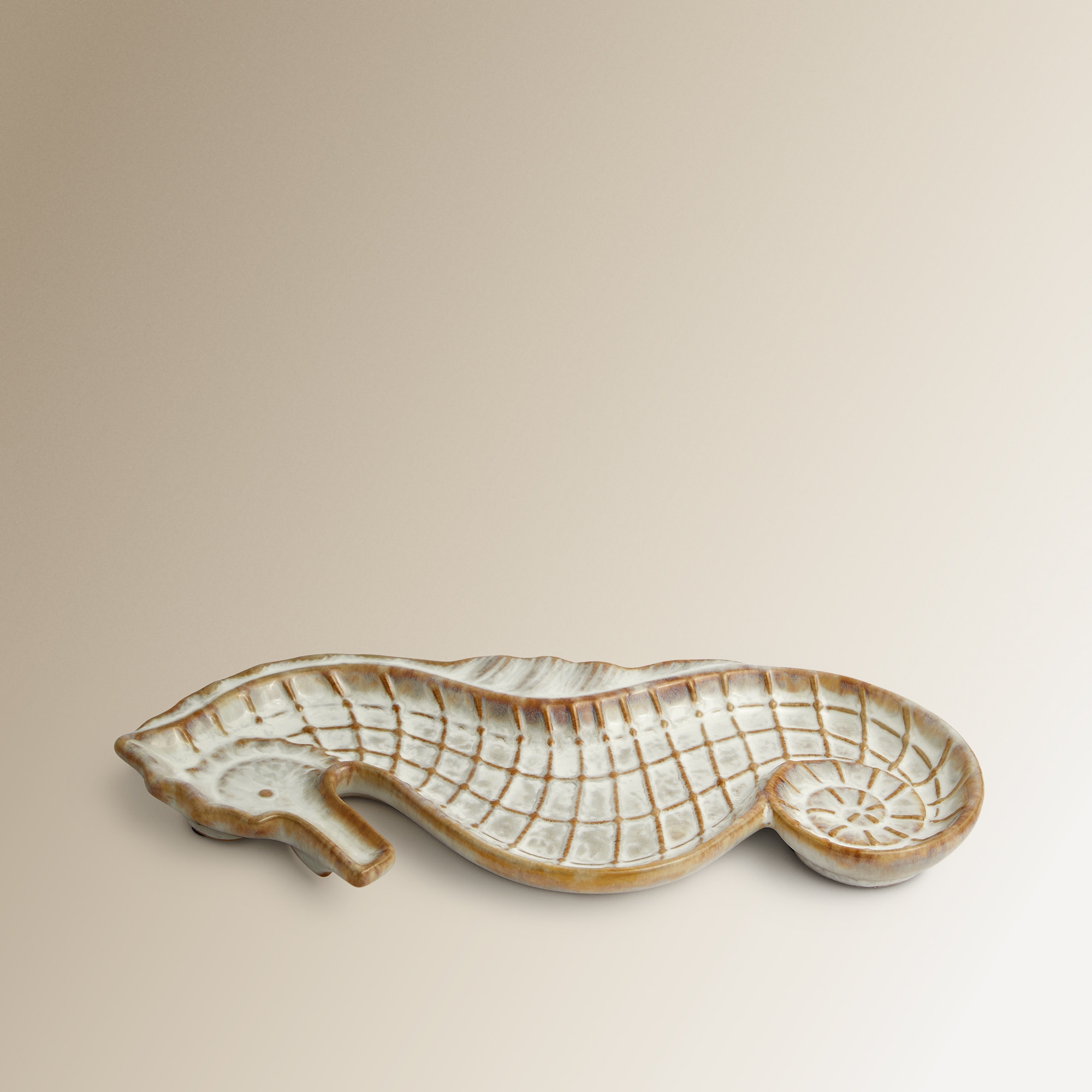 Centro de Mesa Seahorse Bege-3