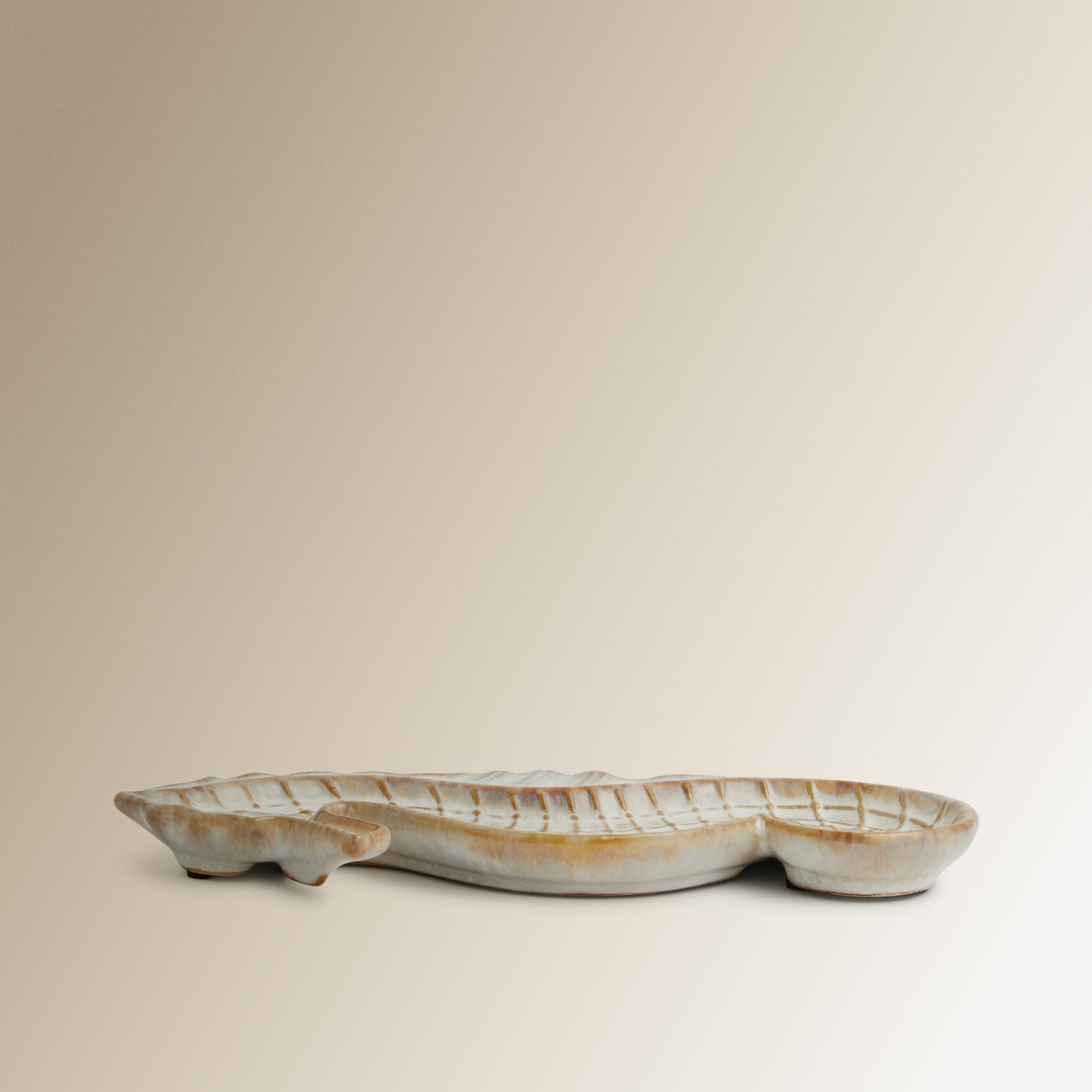 Centro de Mesa Seahorse Bege-5