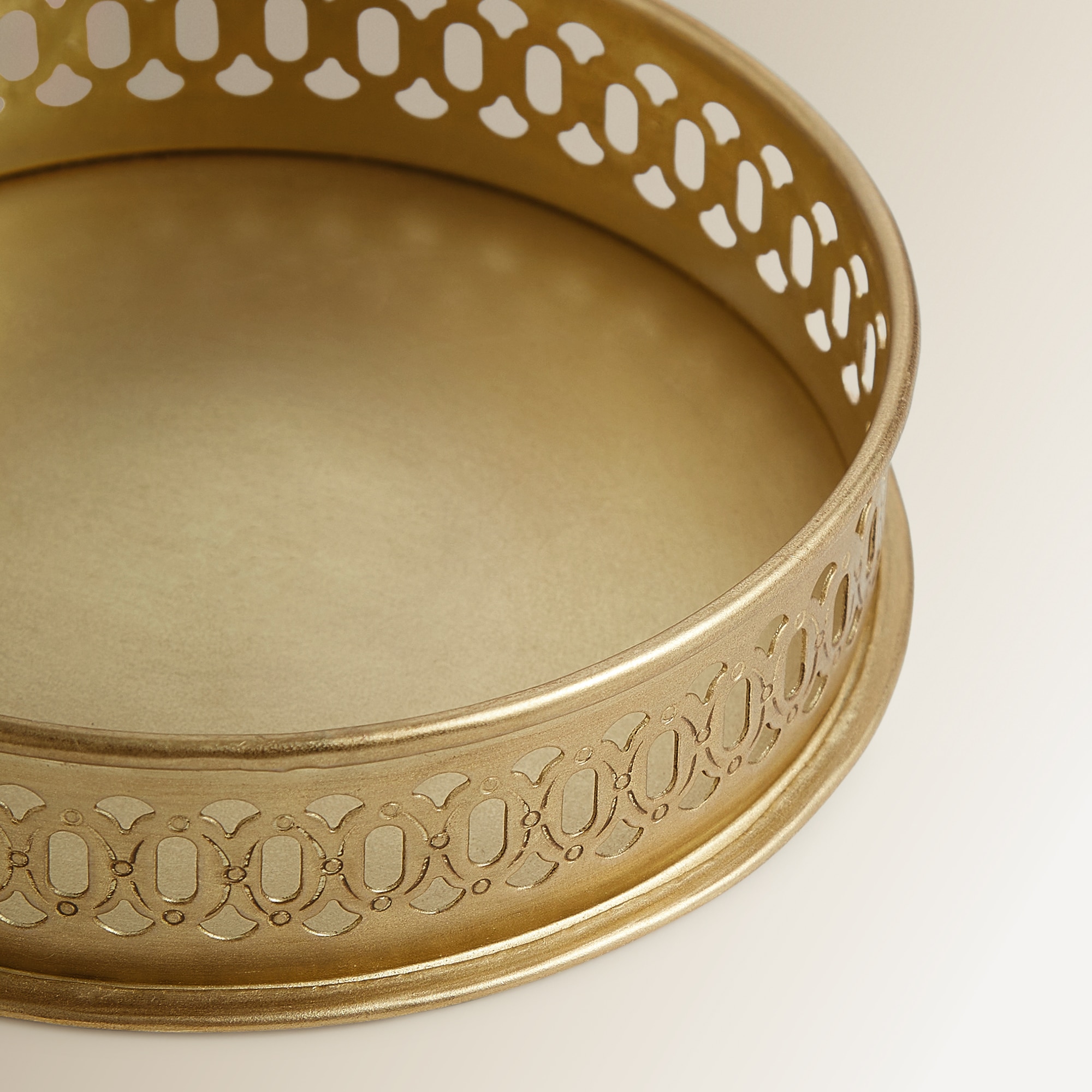 Tabuleiro Decorativo de Ferro Soldini Ouro-4