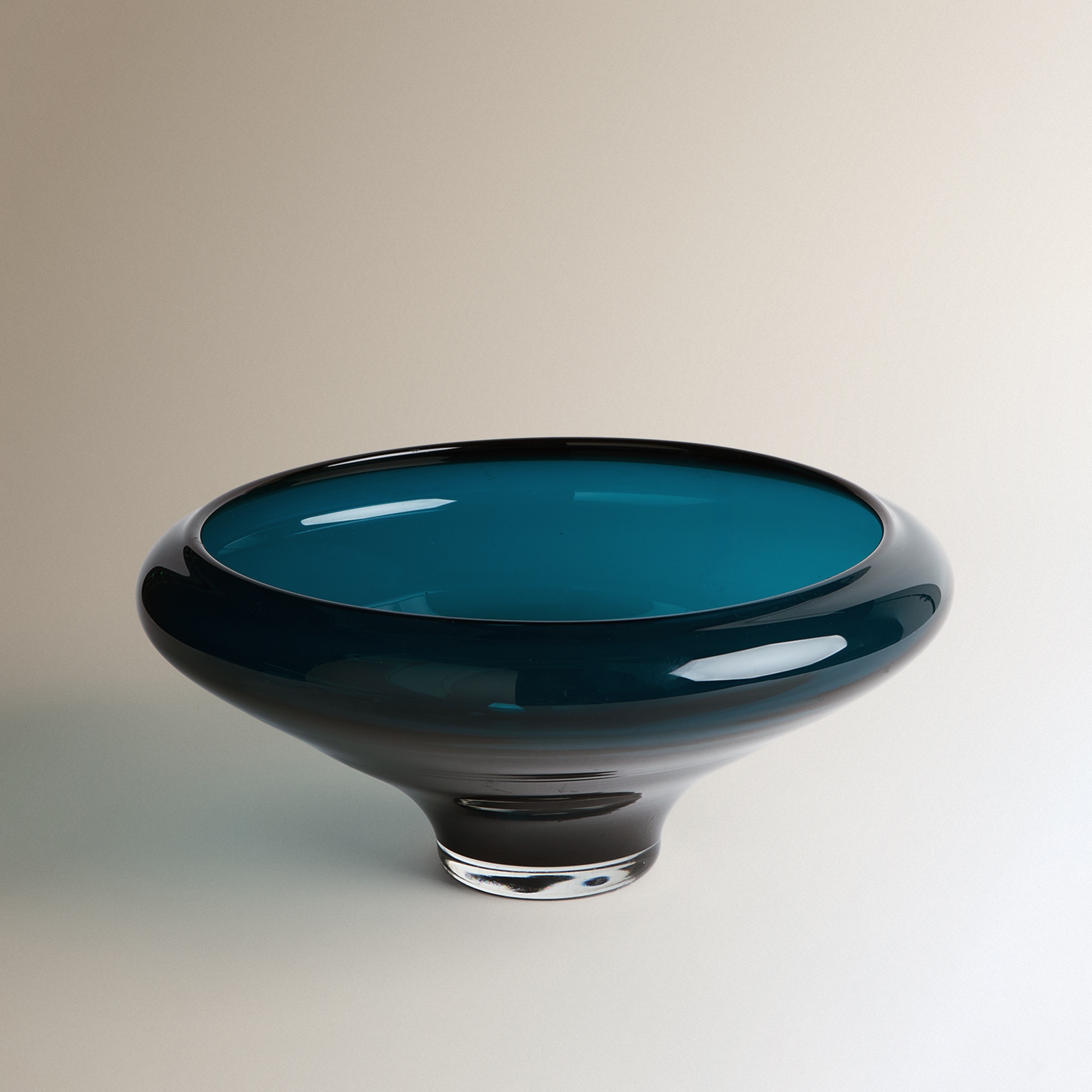 Centro de Mesa de Vidro Benin Azul-2