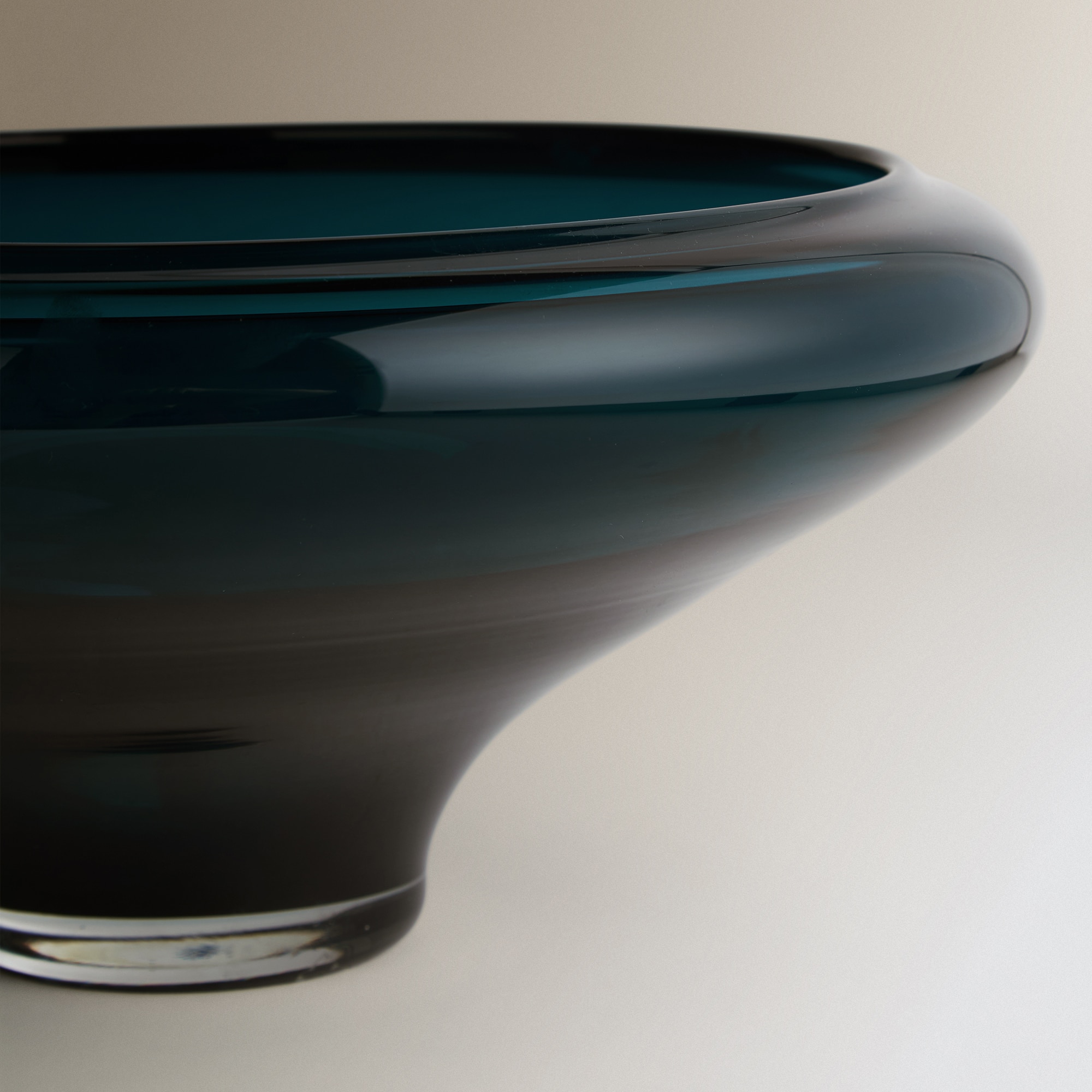 Centro de Mesa de Vidro Benin Azul-3