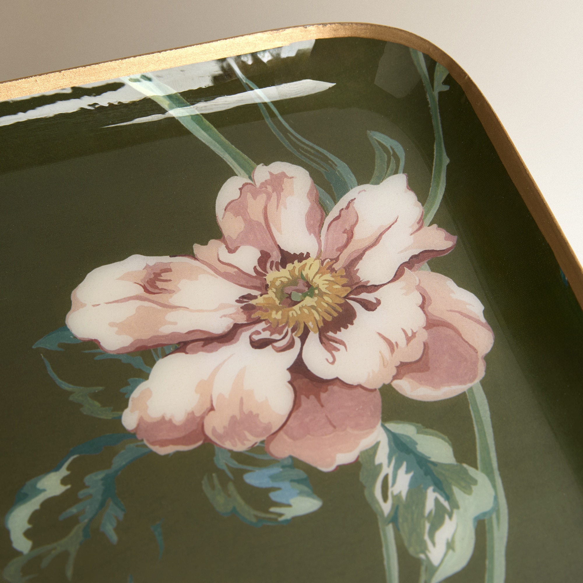 Tabuleiro Flores Providence Verde-4