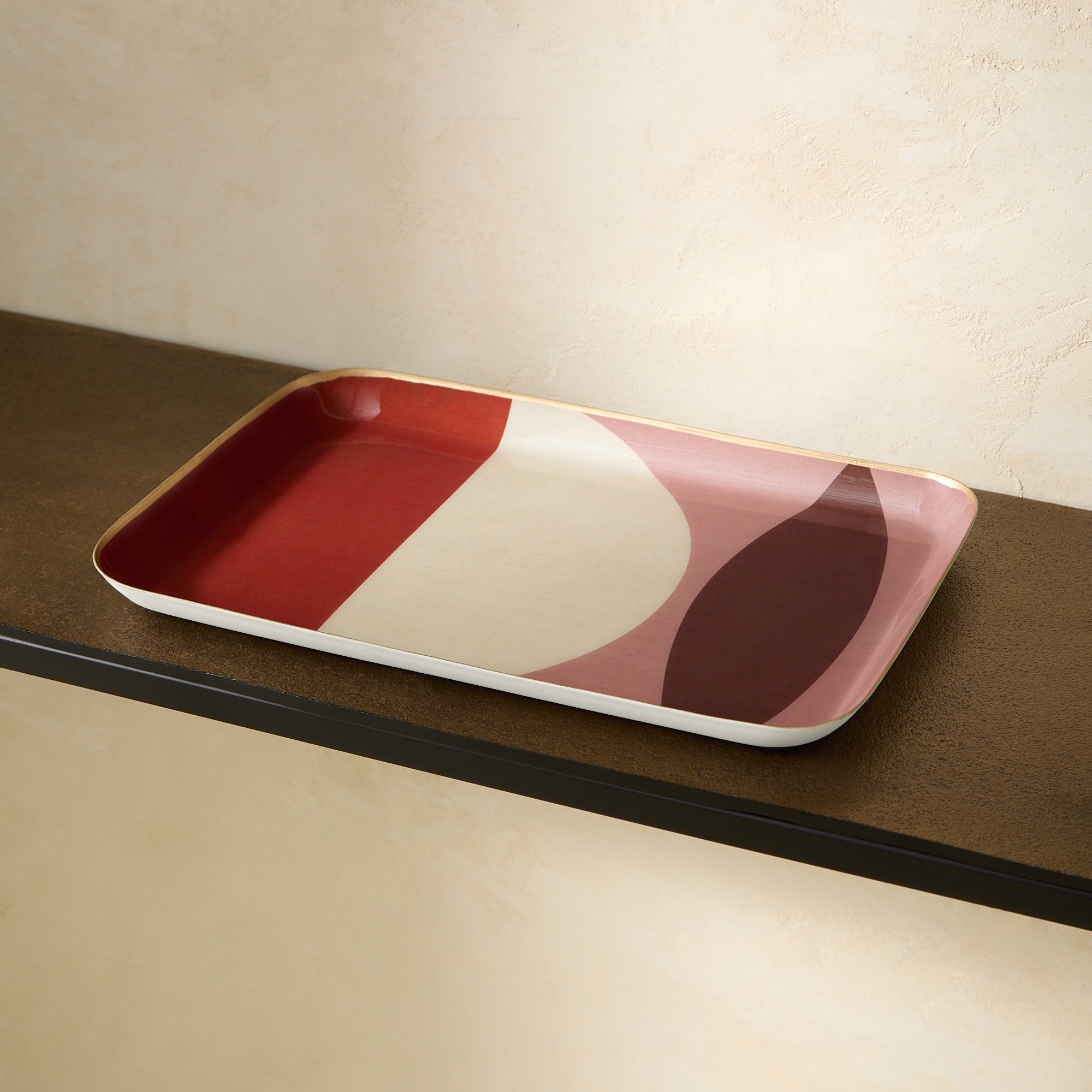 Imagem 0 de Tabuleiro Decorativo Colors Providence - Rosa