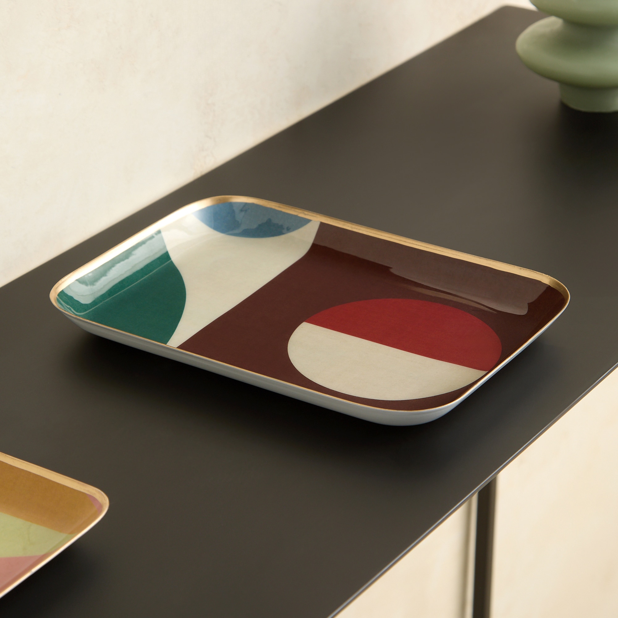 Imagem 0 de Tabuleiro Decorativo Colors Providence - Castanho