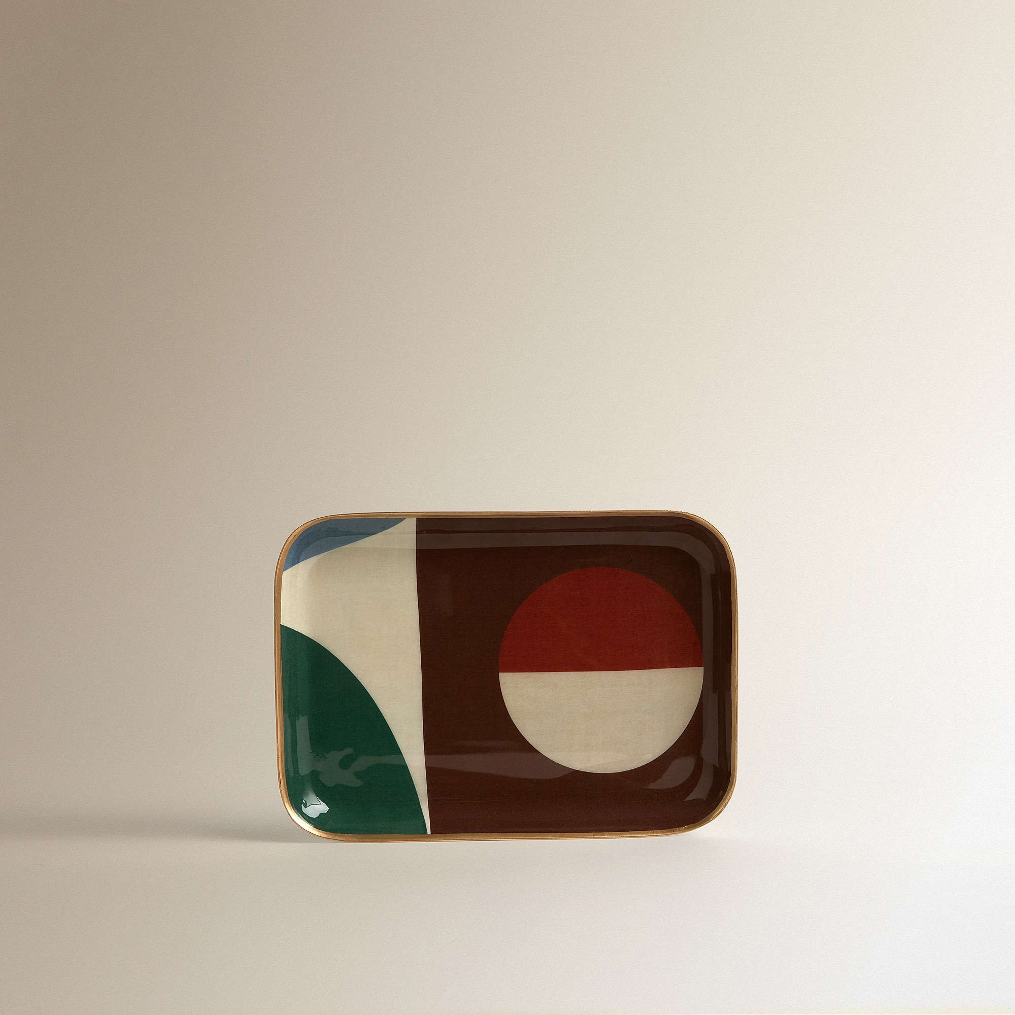 Tabuleiro Decorativo Colors Providence - Castanho Castanho-2
