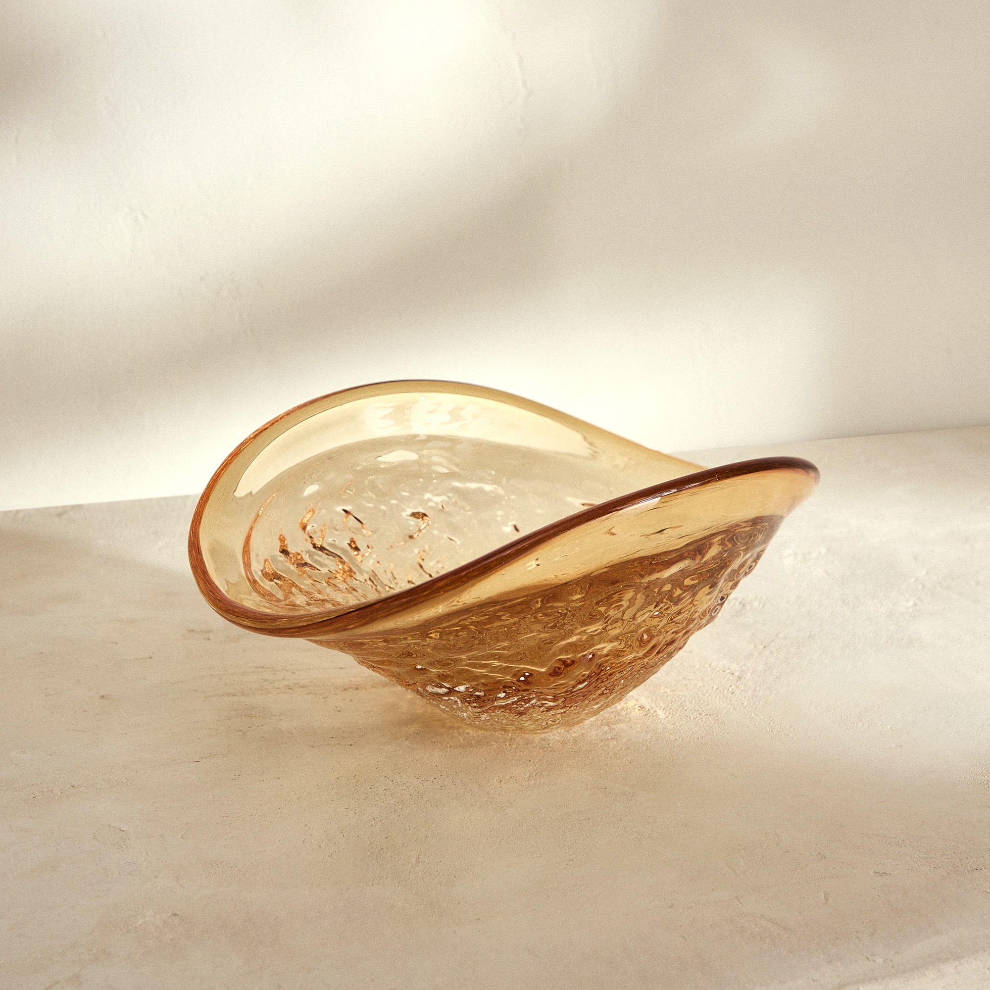 Centro de Mesa de Vidro Lasi Laranja-1