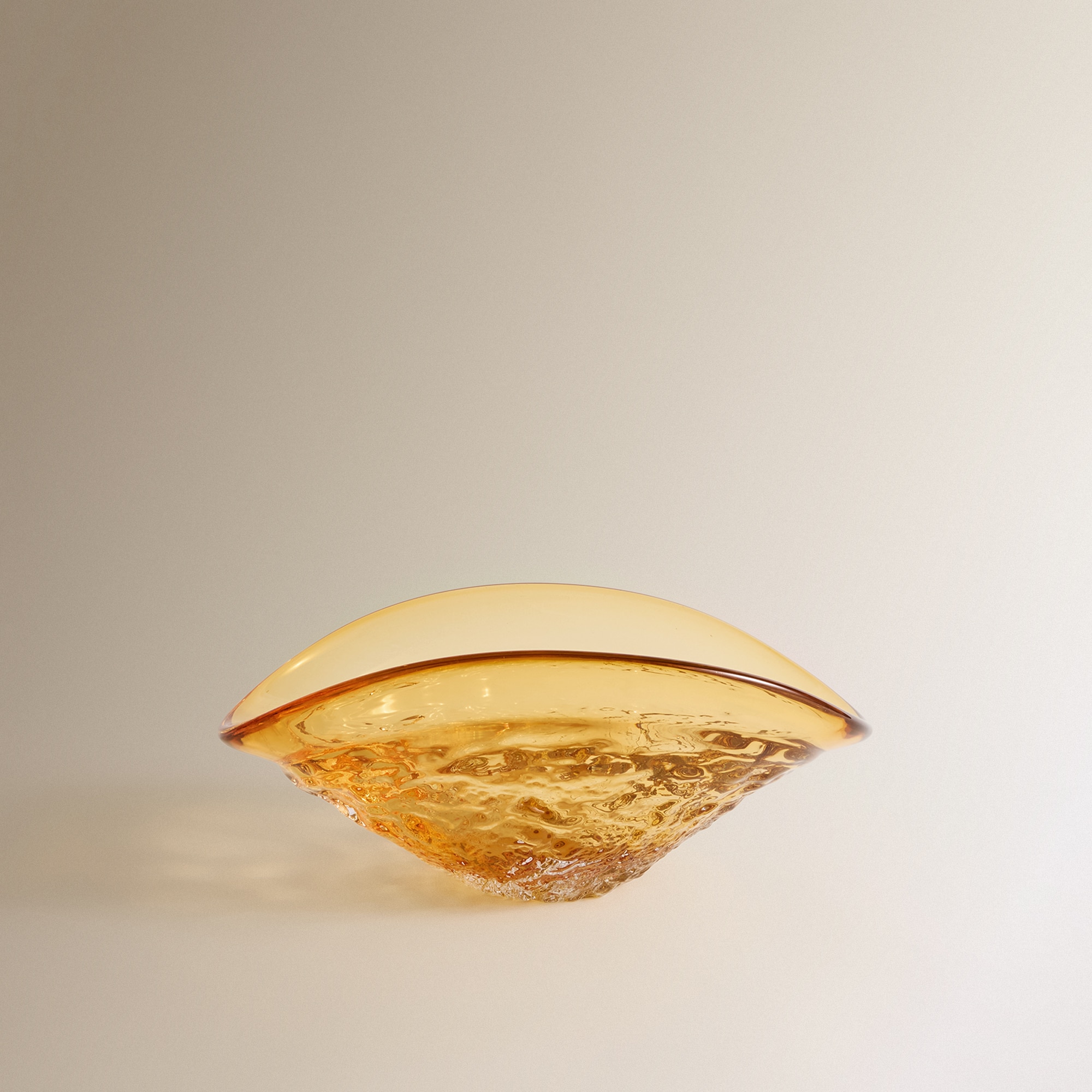 Centro de Mesa de Vidro Lasi Laranja-3