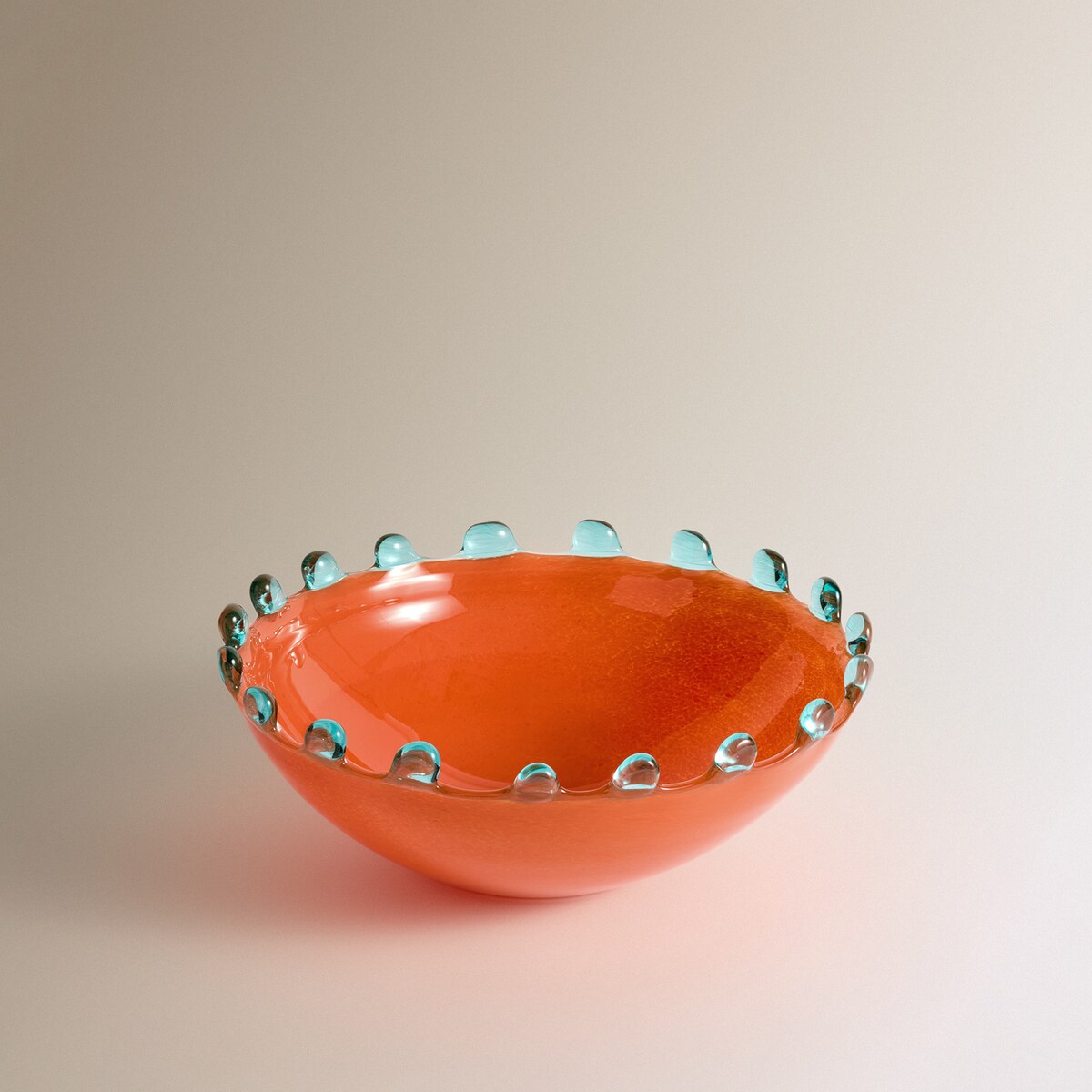 Centro de Mesa de Vidro Uganda Laranja-2