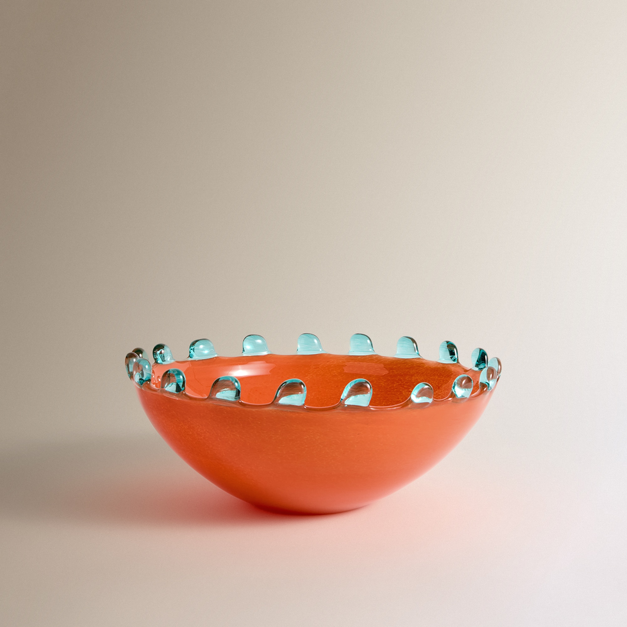 Centro de Mesa de Vidro Uganda Laranja-3