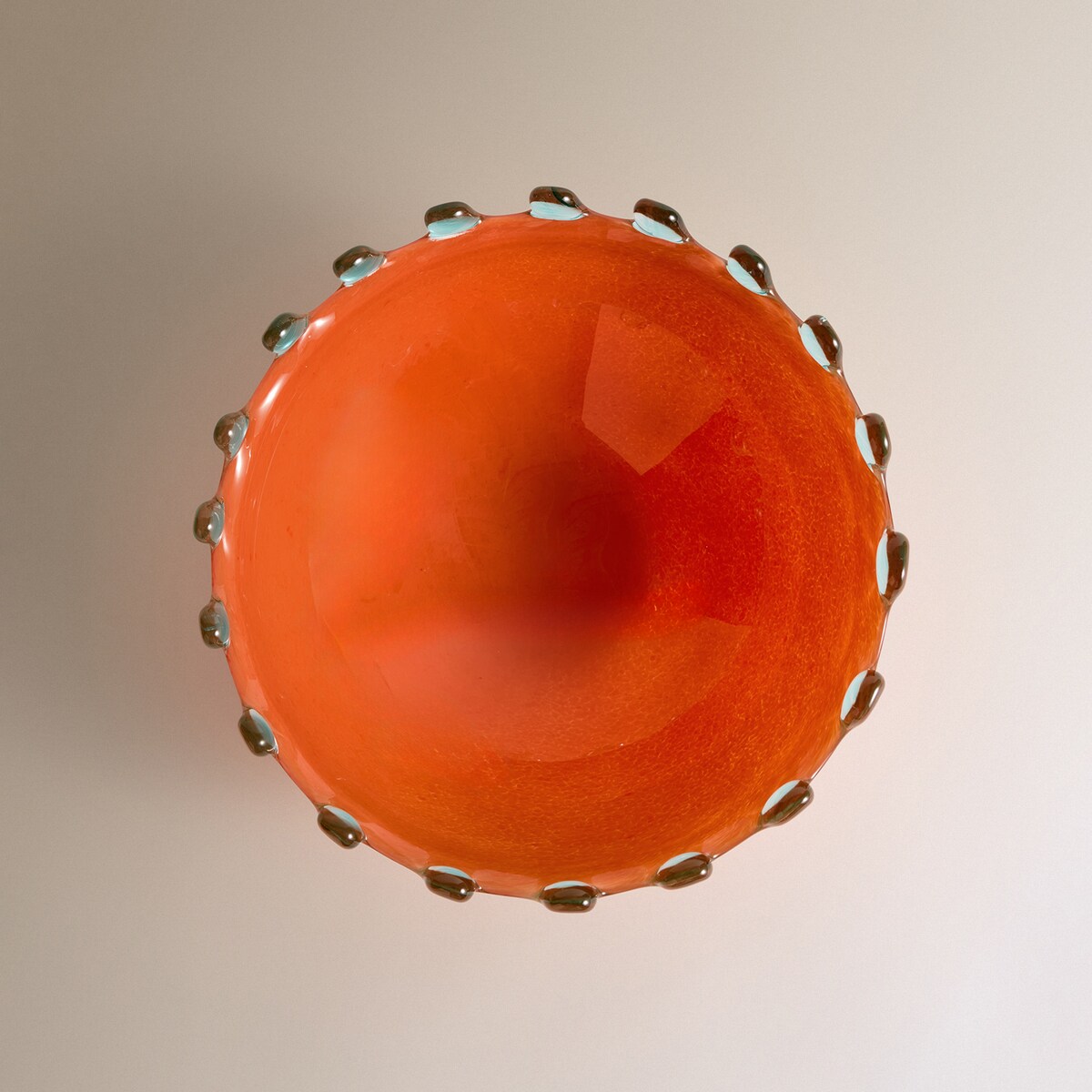 Centro de Mesa de Vidro Uganda Laranja-4