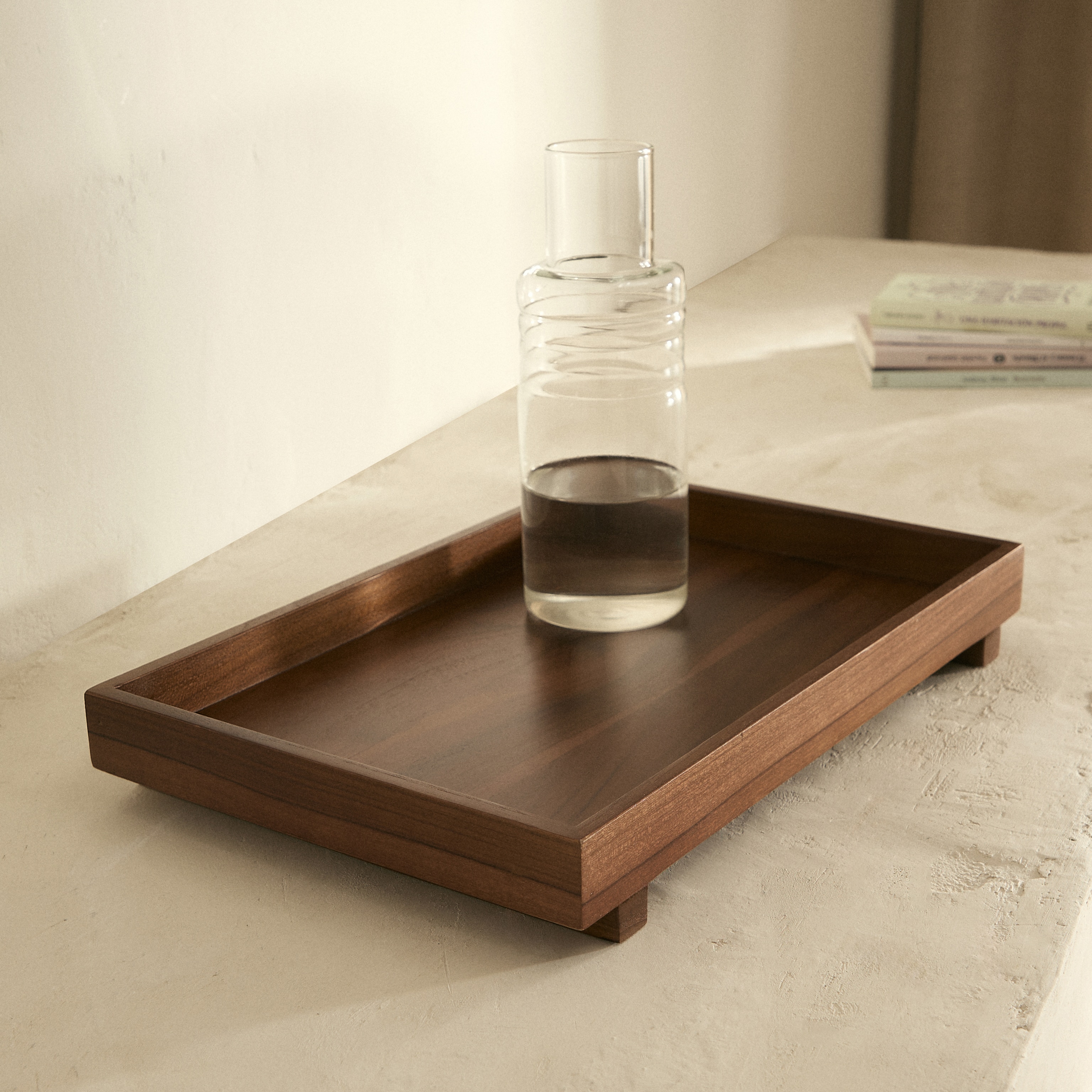 Imagem 0 de Tabuleiro Decorativo de Madeira Hazo