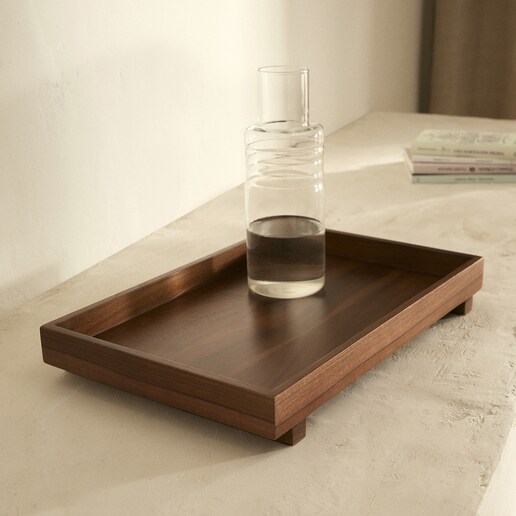 Bandeja decorativa de madera Hazo