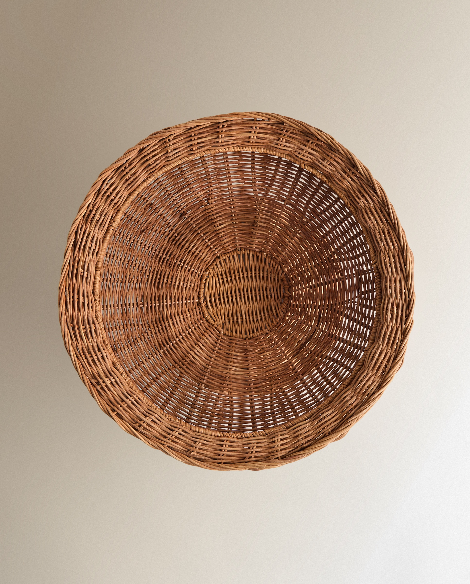 Centro Decorativo Redondo de Rattan Labin Natural-4
