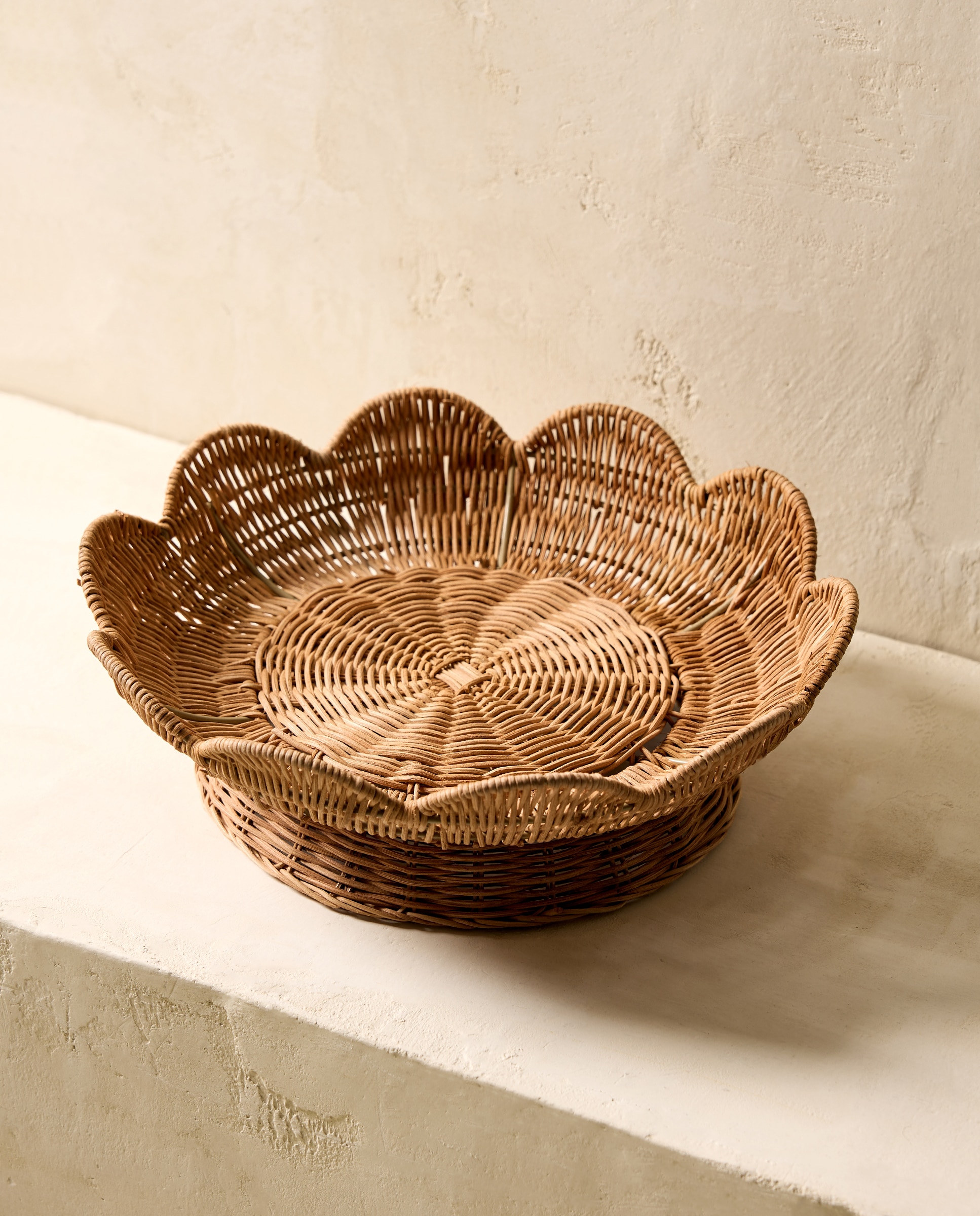 Centro Decorativo de Rattan Ondas Labin Natural-1