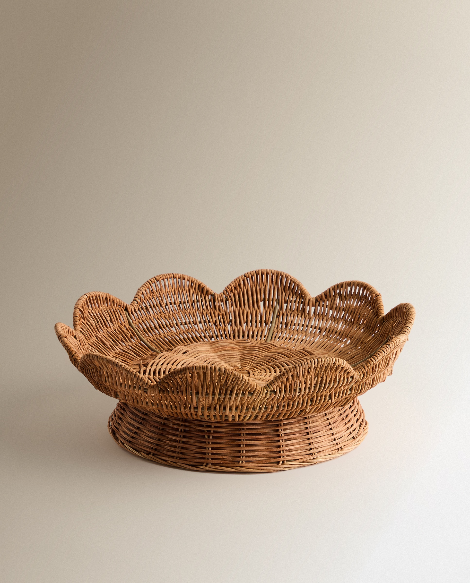 Centro Decorativo de Rattan Ondas Labin Natural-2