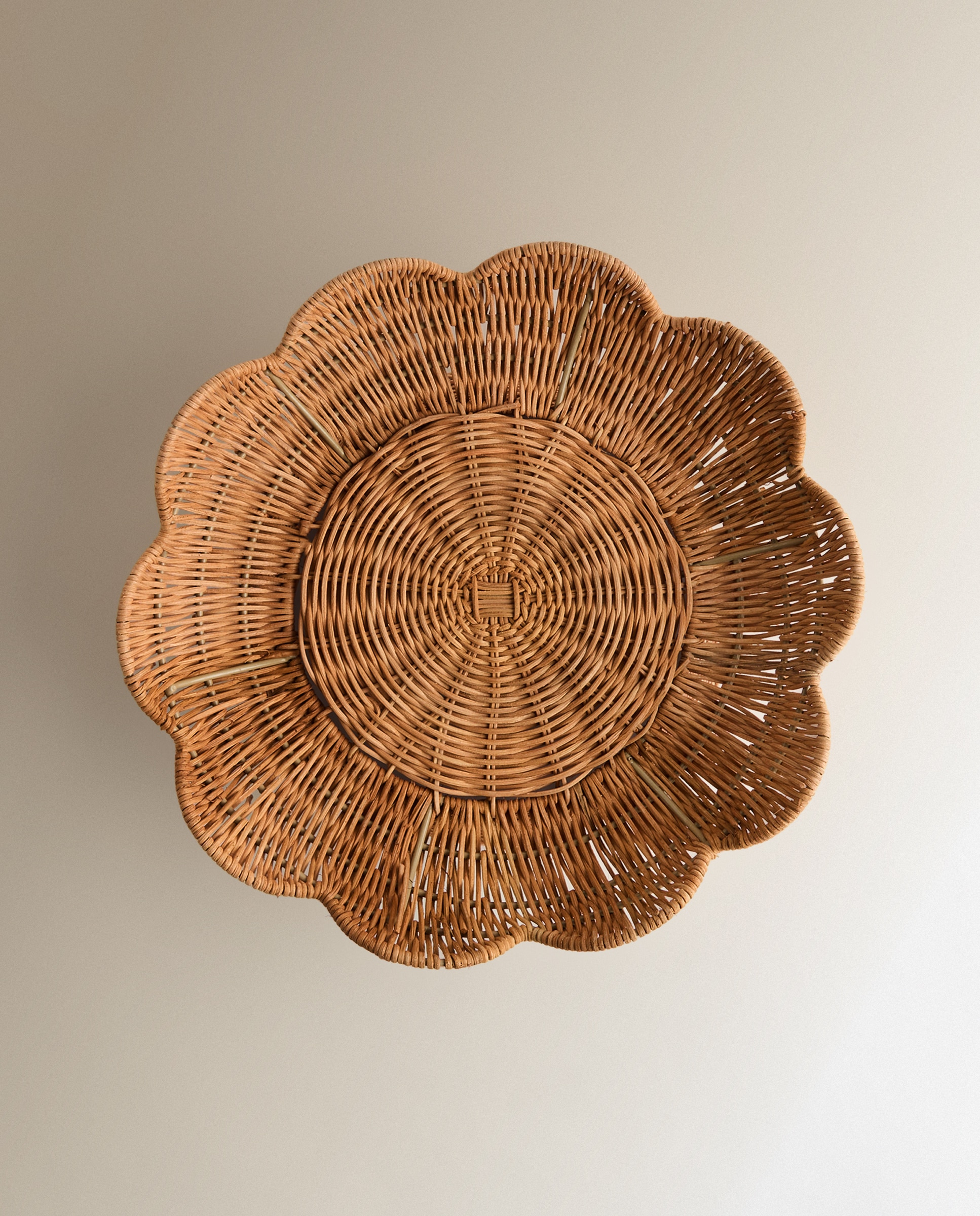 Centro Decorativo de Rattan Ondas Labin Natural-4