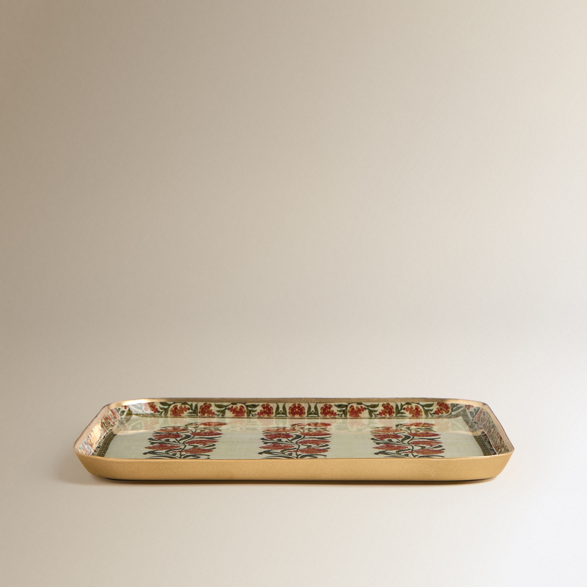 Bandeja decorativa Rosas Providence Multicolor-2