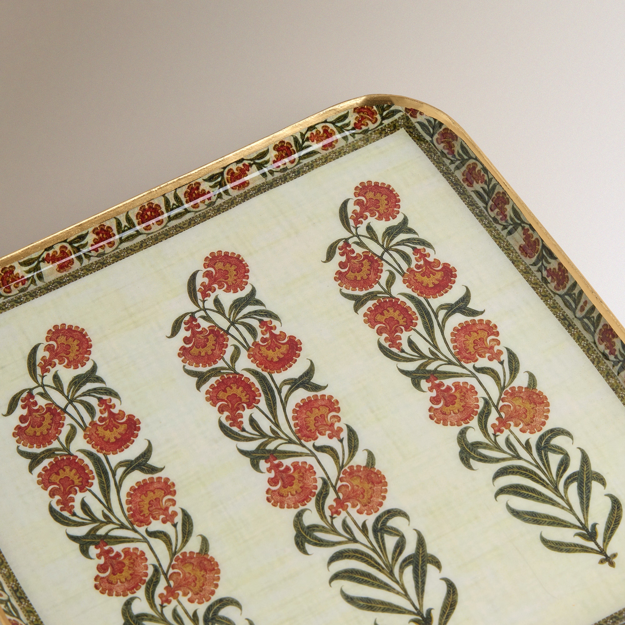 Bandeja decorativa Rosas Providence Multicolor-3