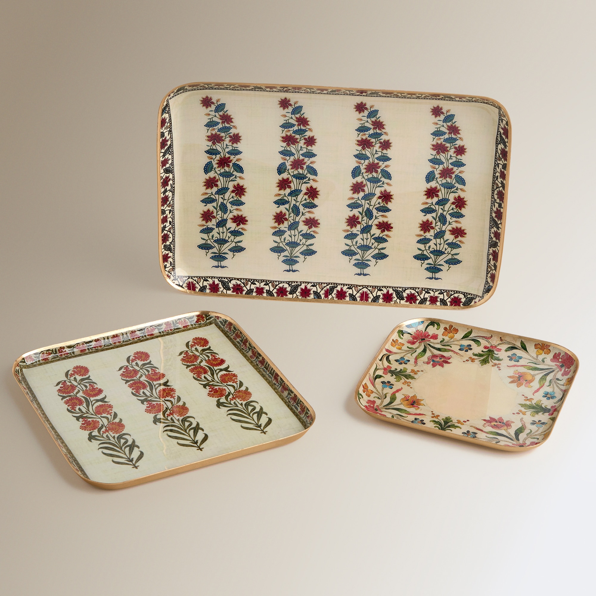 Bandeja decorativa Rosas Providence Multicolor-4