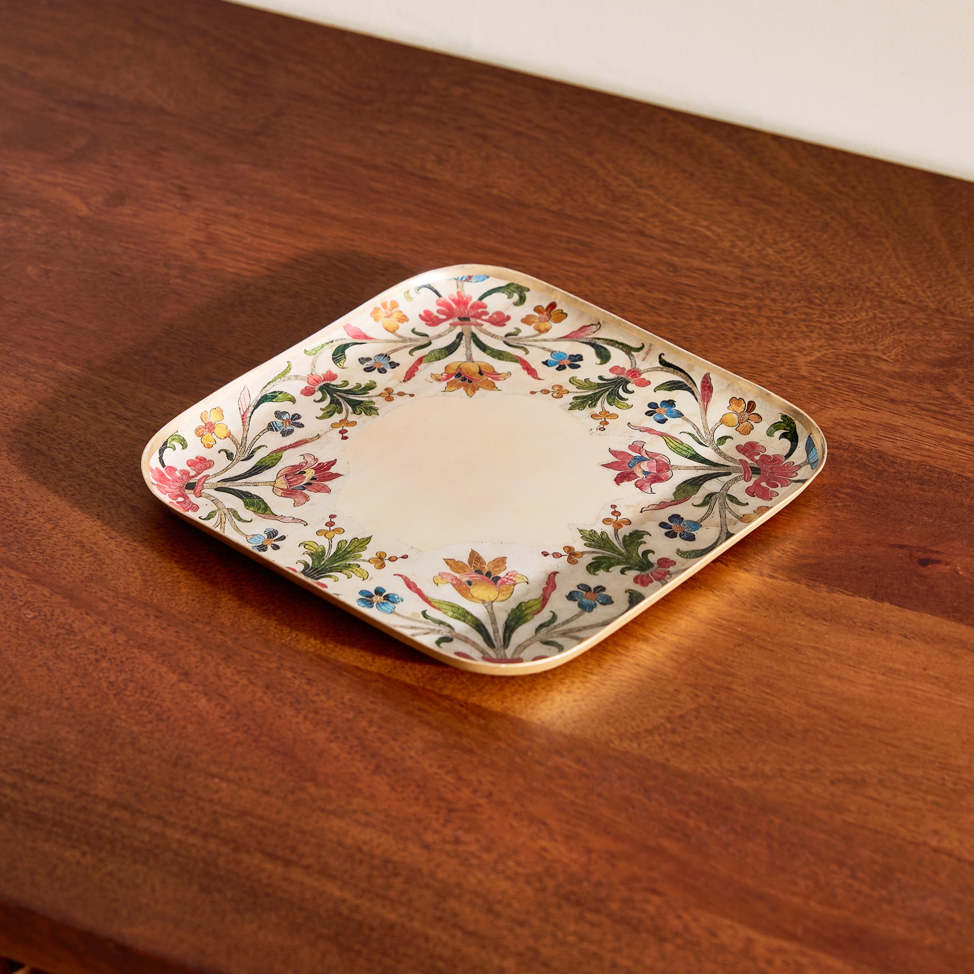 Bandeja decorativa Flores Providence Multicolor-1