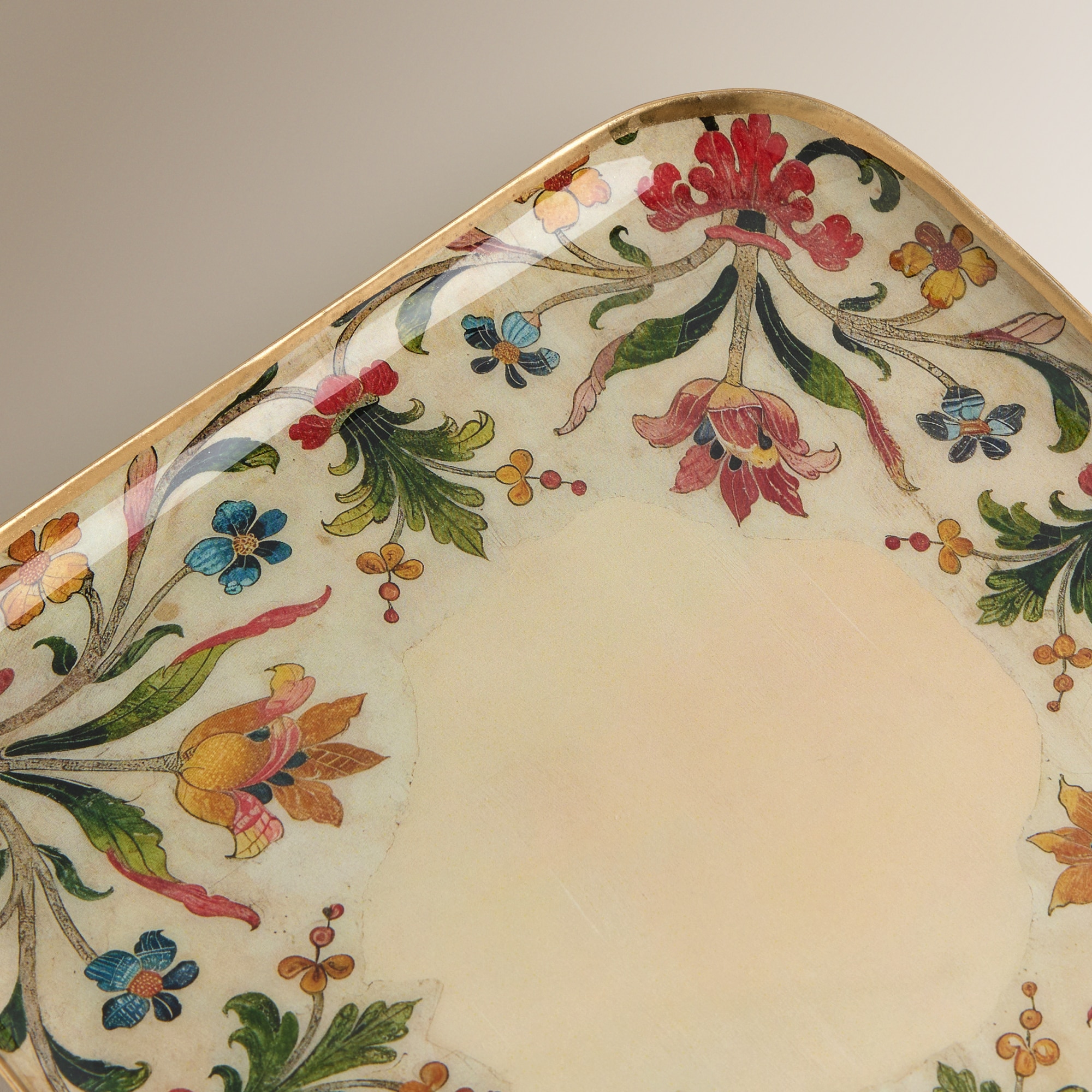 Bandeja decorativa Flores Providence Multicolor-4