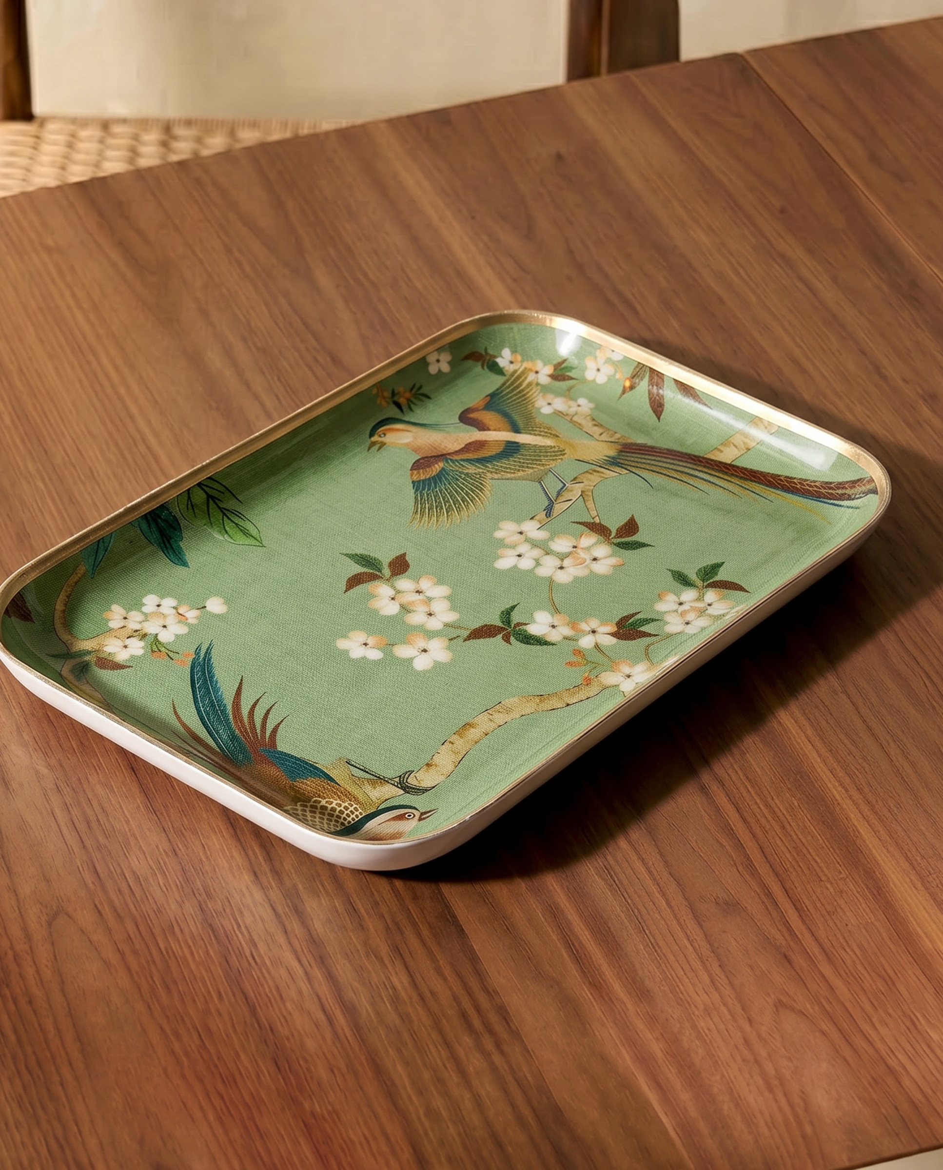 Bandeja decorativa Ave Ananas Multicolor-1