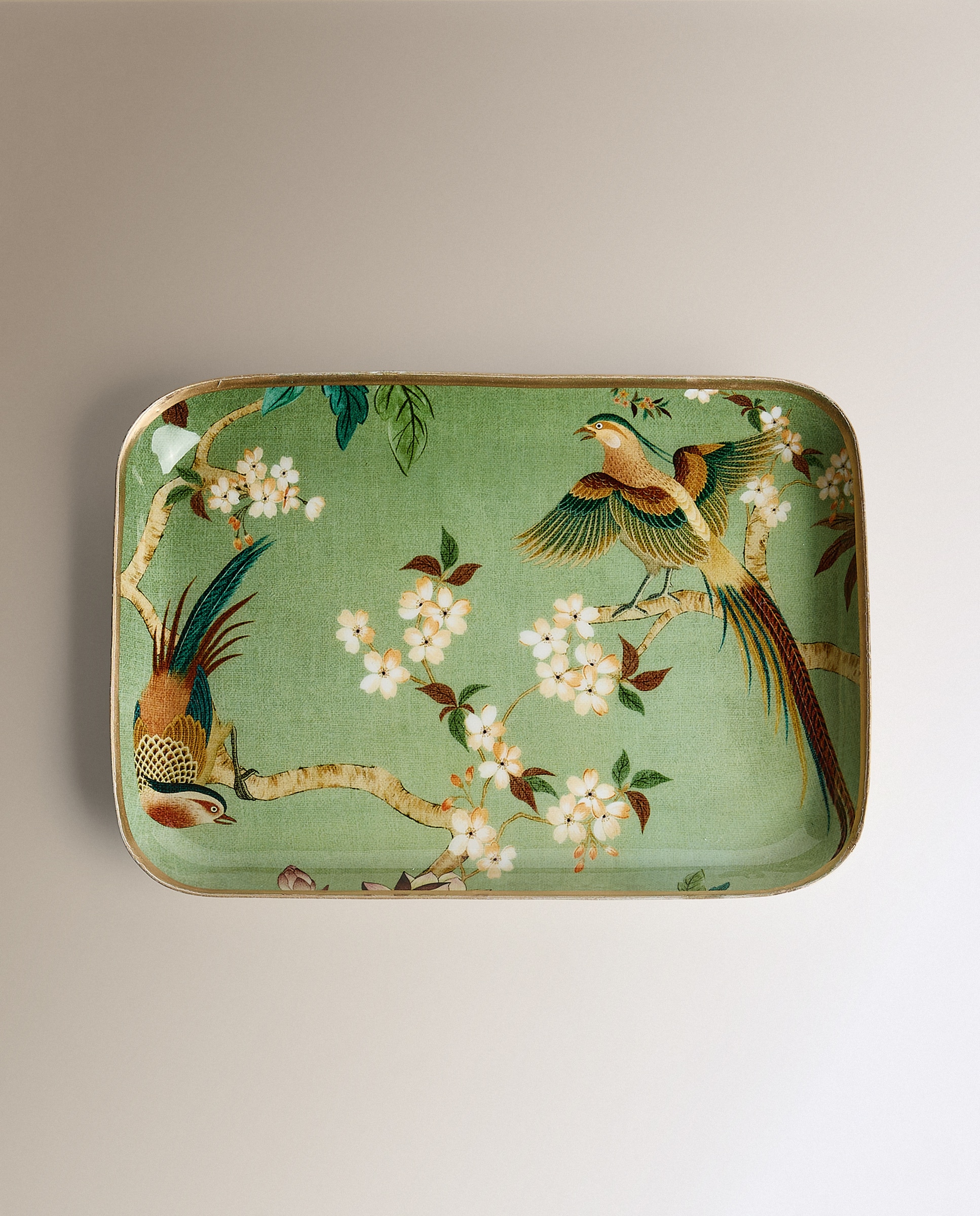 Bandeja decorativa Ave Ananas Multicolor-2