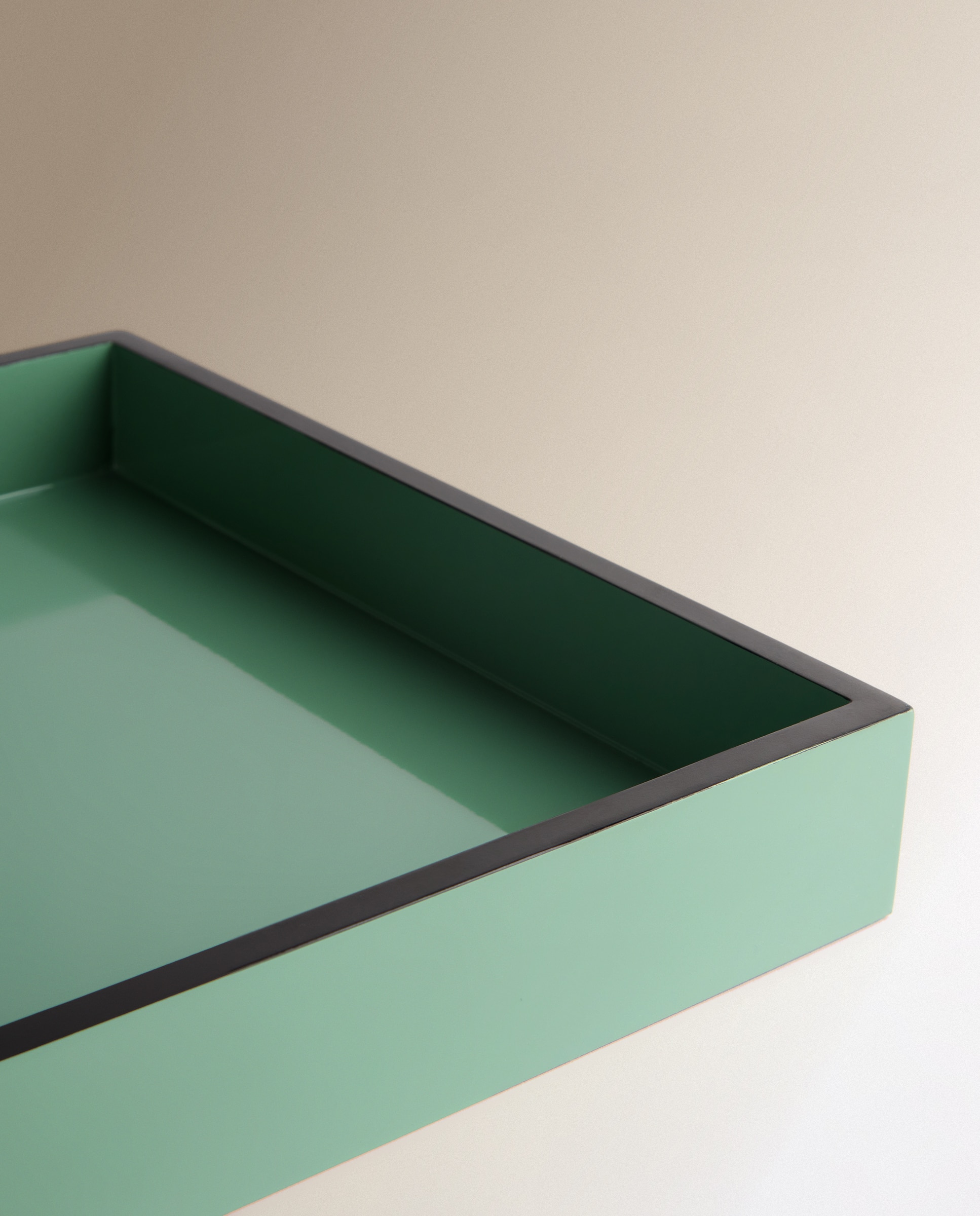 Bandeja decorativa Laca - Verde menta 30 x 45 cm Verde menta-4