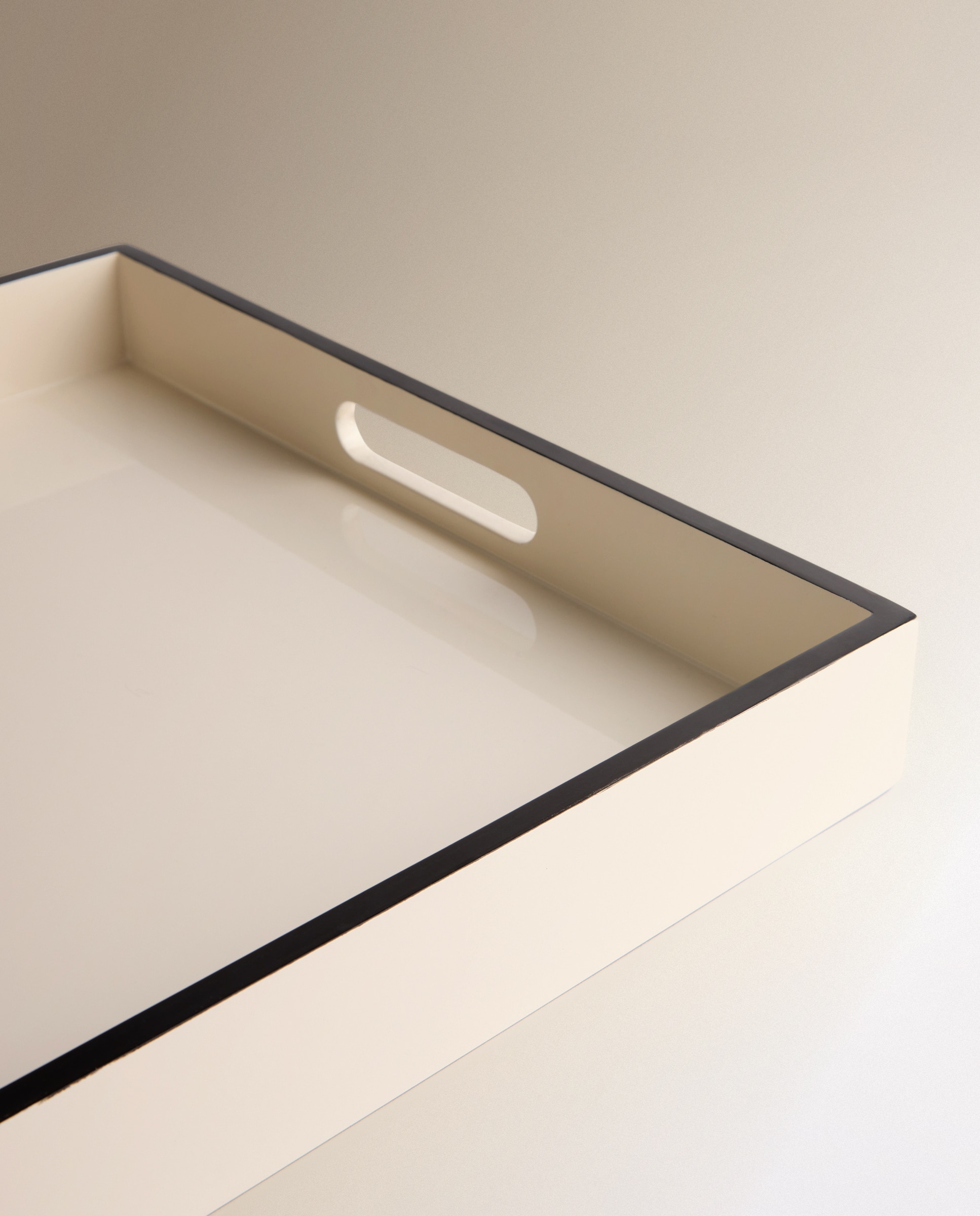 Bandeja decorativa Laca - Blanco 40 x 60 cm Blanco-4