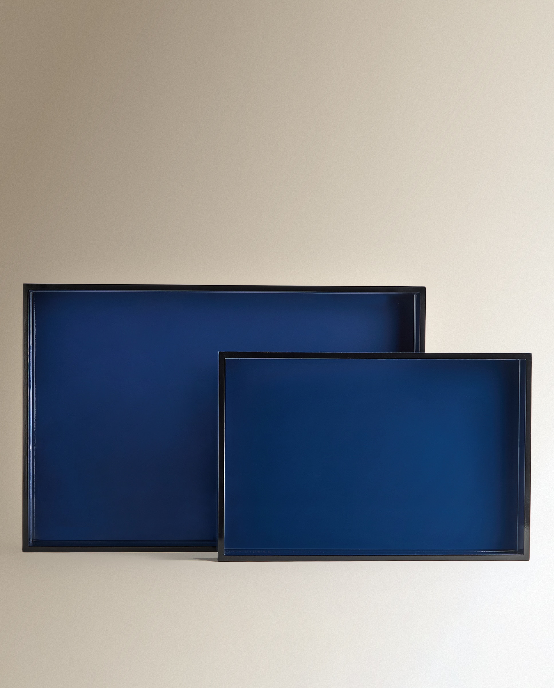 Tabuleiro Decorativo Laca Azul-elétrico-5