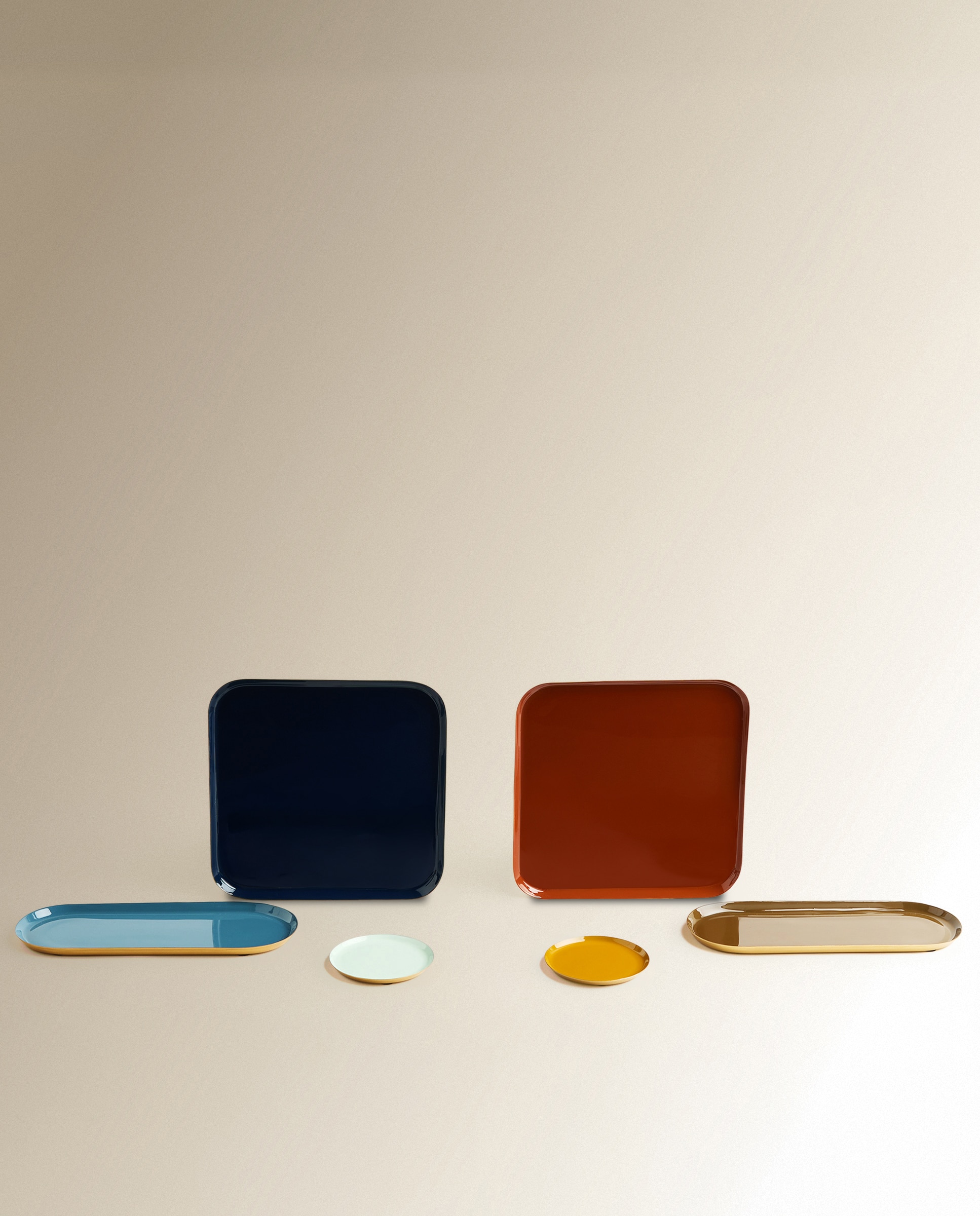 Conjunto de Bandejas Decorativas Providence Bordeaux-5