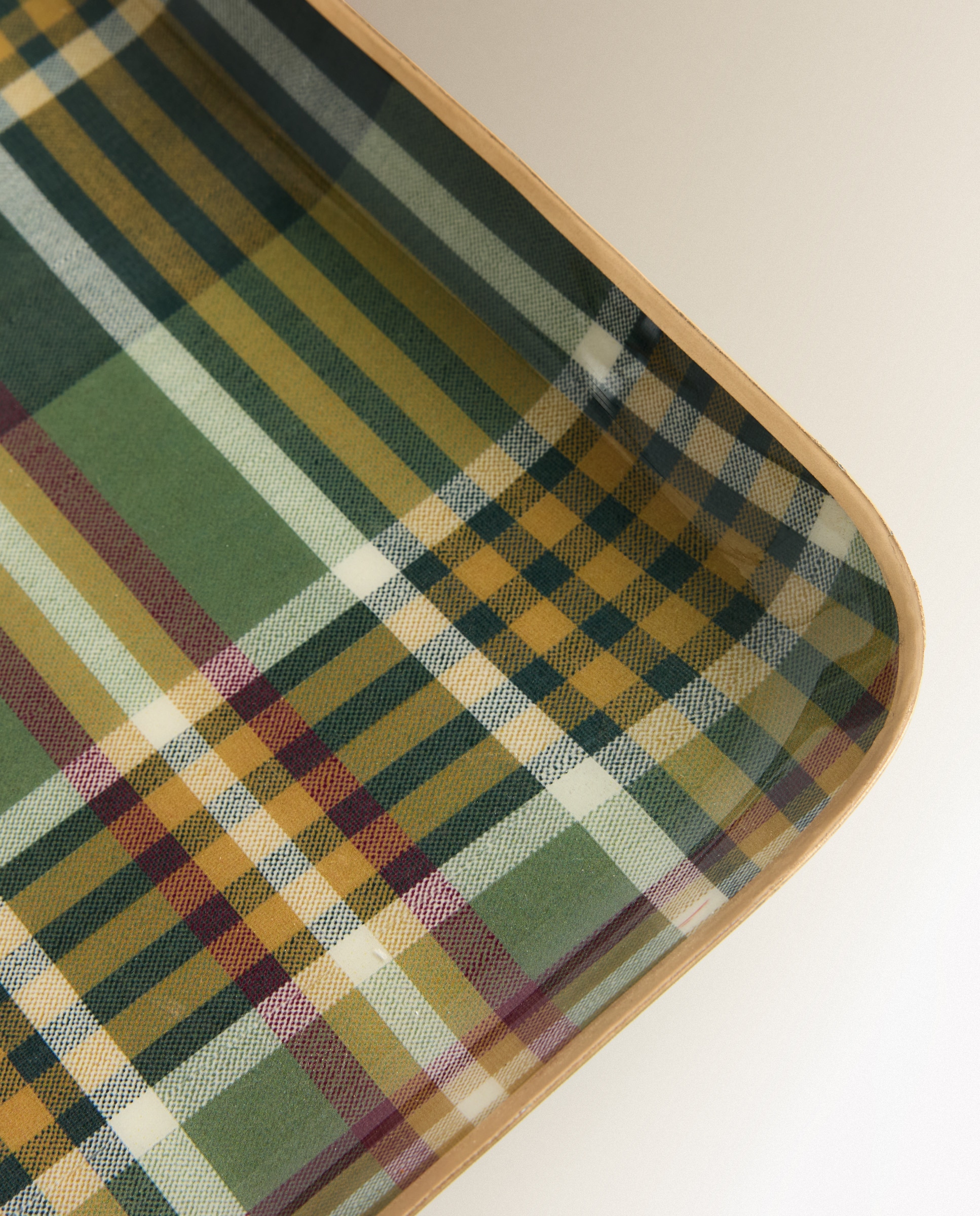 Porta-Objetos Tartan Providence Verde-4