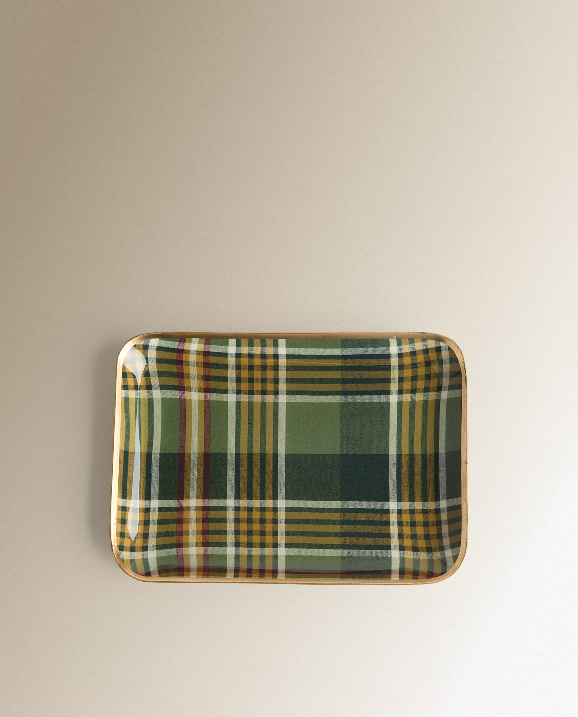 Porta-Objetos Tartan Providence Verde-2