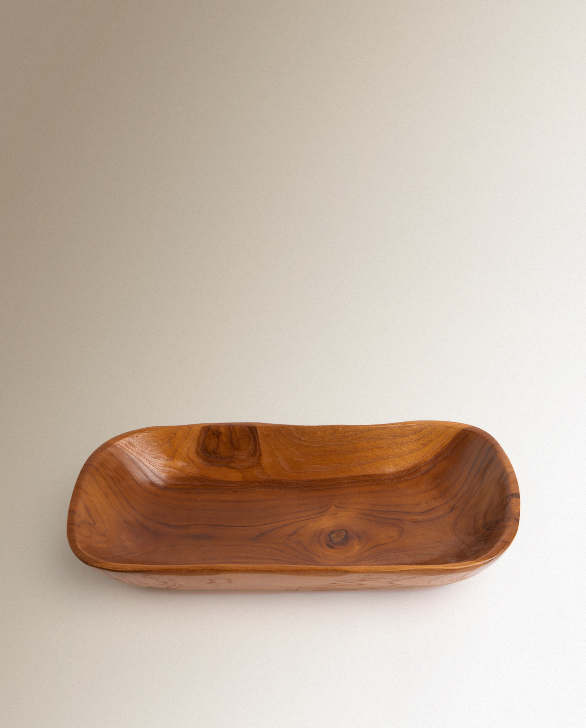Imagen 2 de Centro de mesa rectangular de madera Fusta - Natural Natural