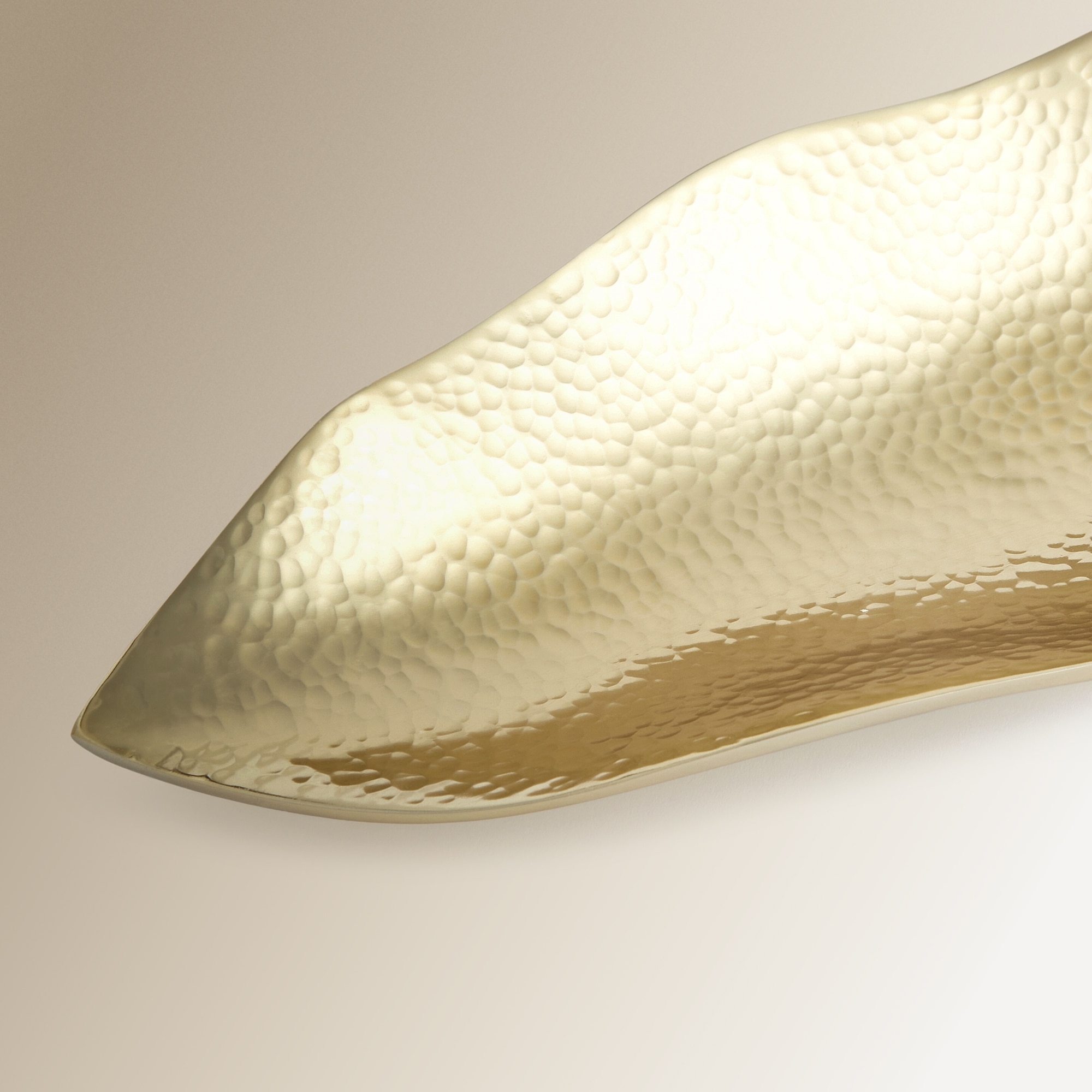 Bandeja decorativa Golden Leaf El Corte Inglés Ouro-4
