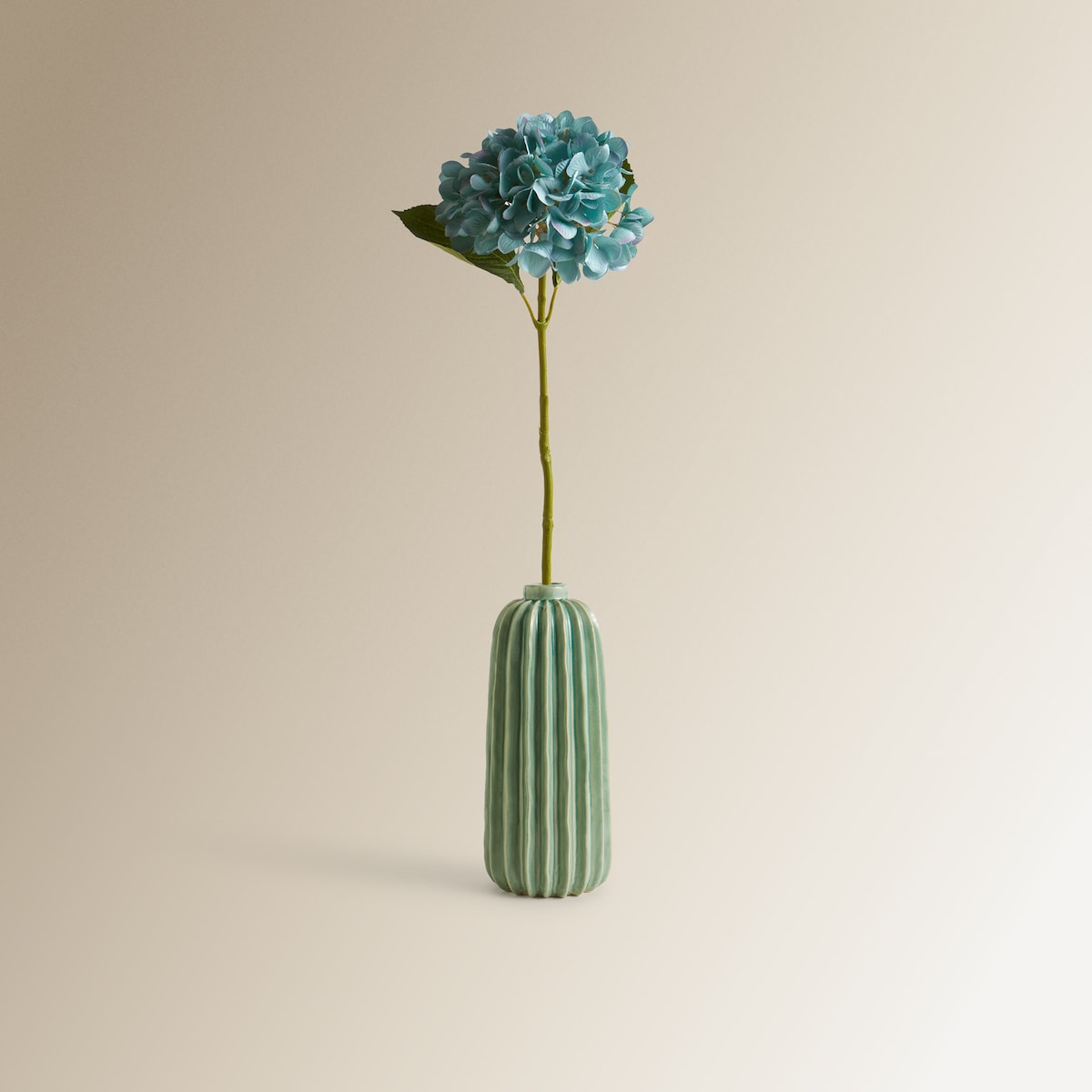 Flor Artificial de Hortênsia - 67 cm Azul-4