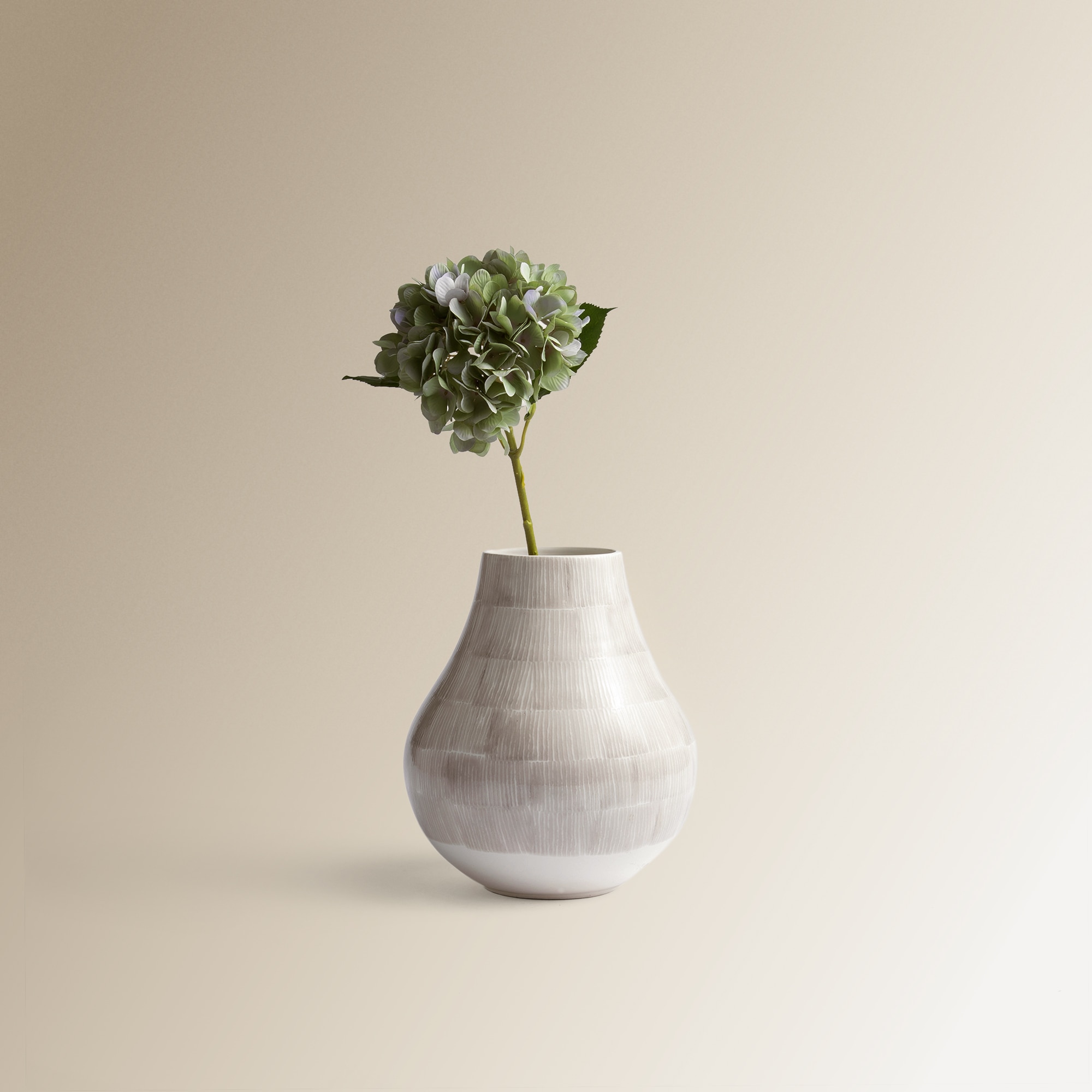 Flor artificial Hortensia 67 cm El Corte Inglés - Verde grisáceo Verde grisáceo-4