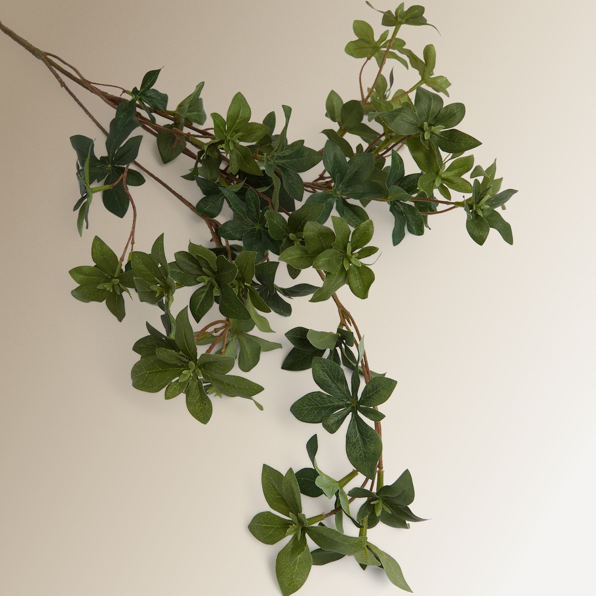 Ramo artificial de folhas verdes Verde-2