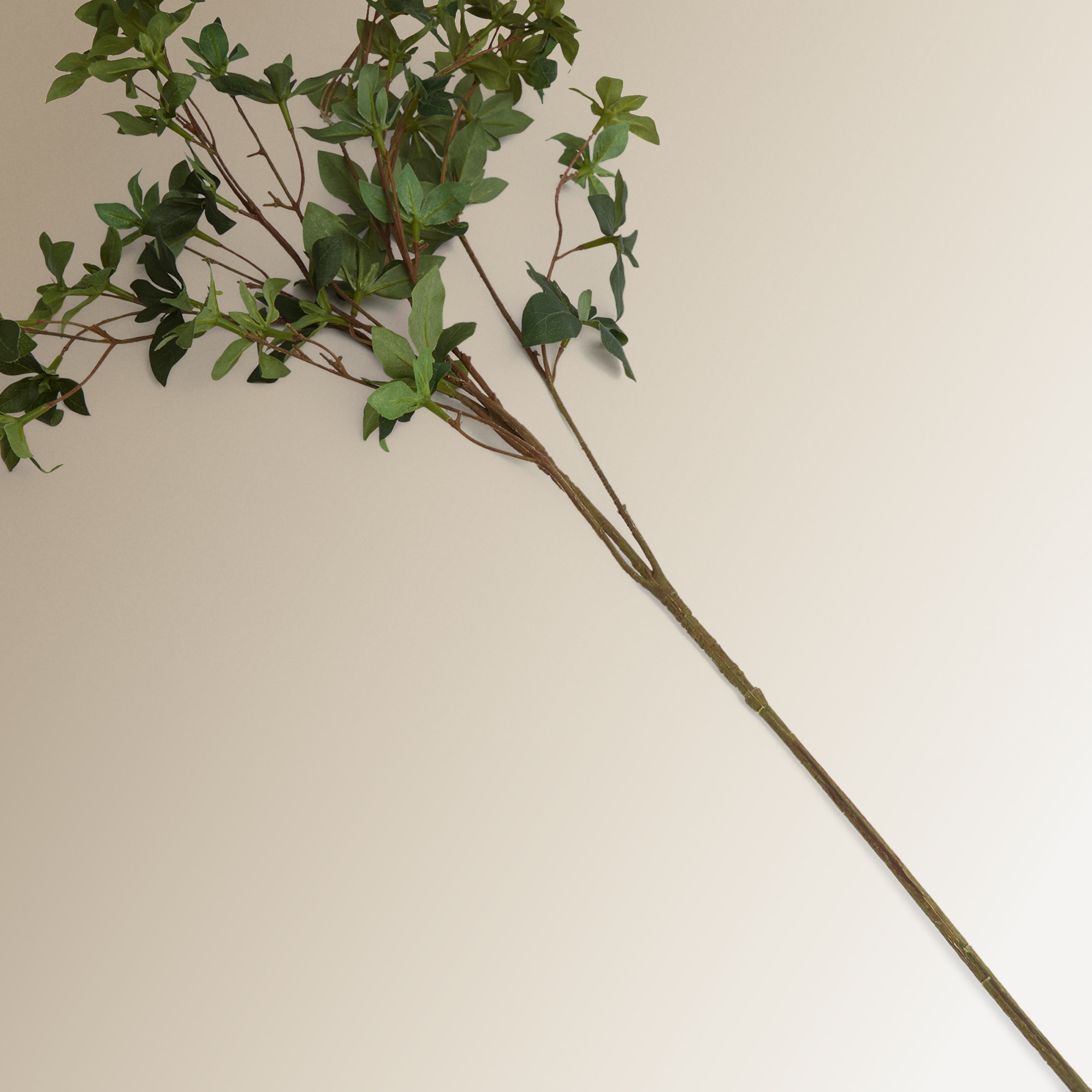 Ramo artificial de folhas verdes Verde-3