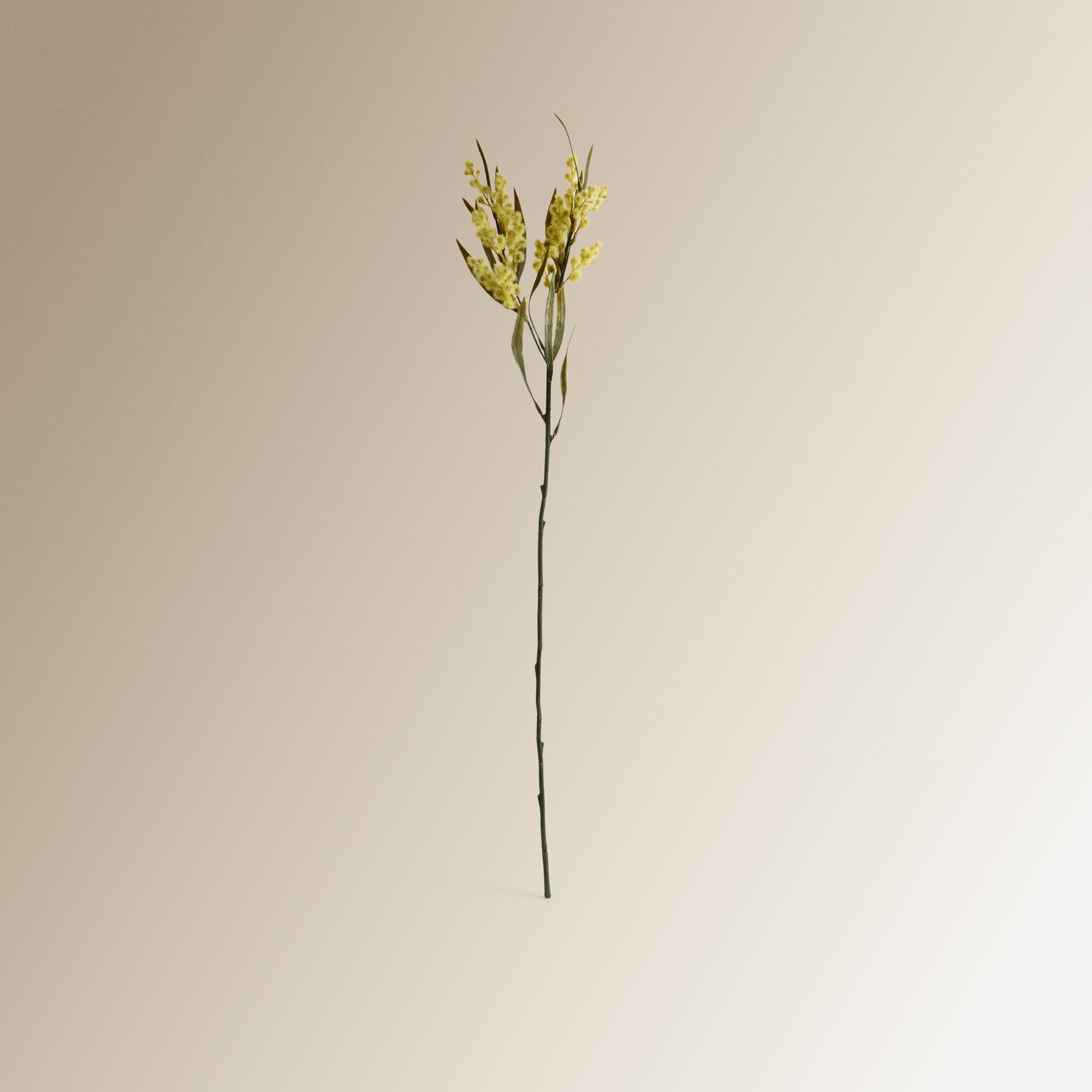 Flor artificial de Mimosa Amarelo-1