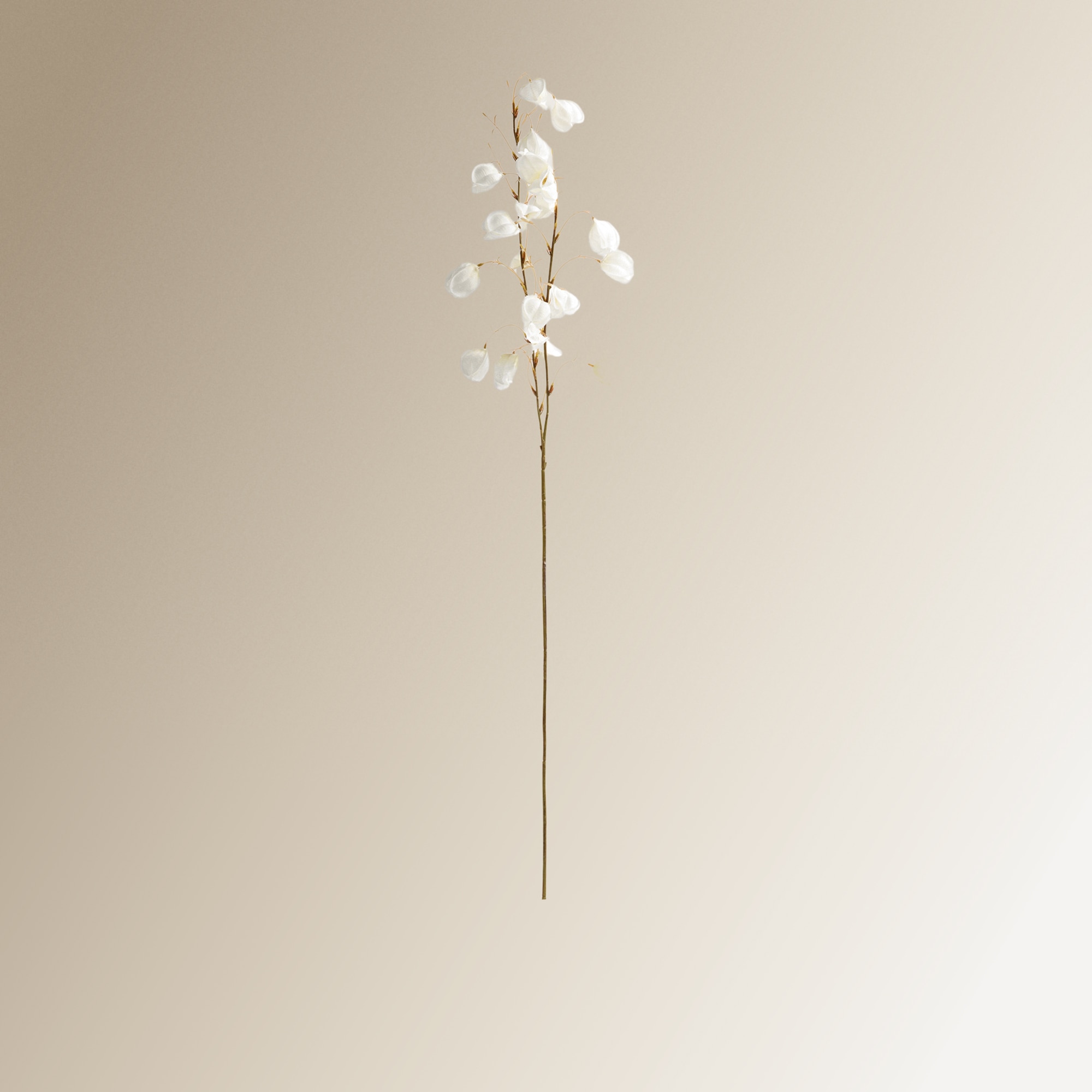 Flor artificial Campainha de pendurar Creme-1