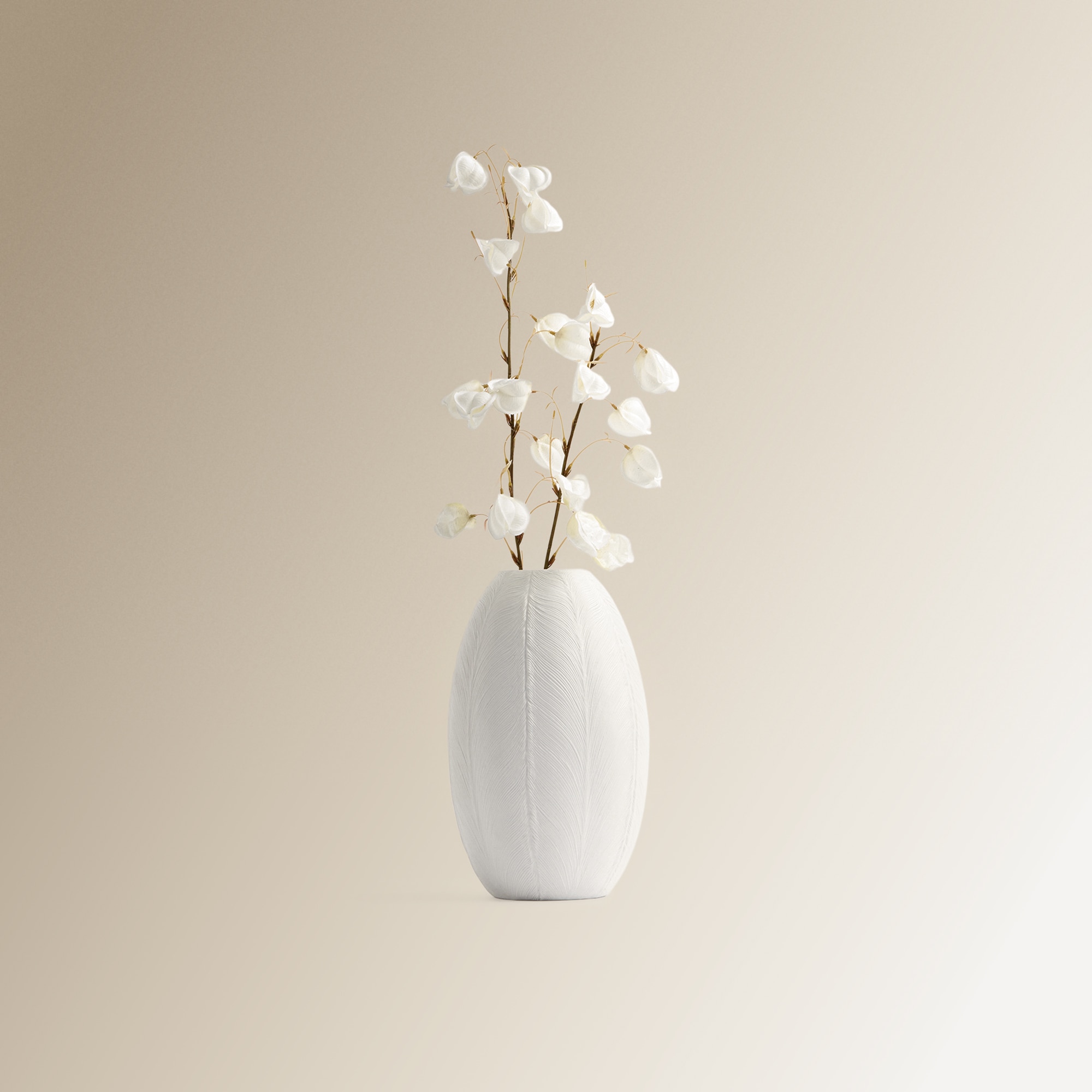 Flor artificial Campainha de pendurar Creme-2