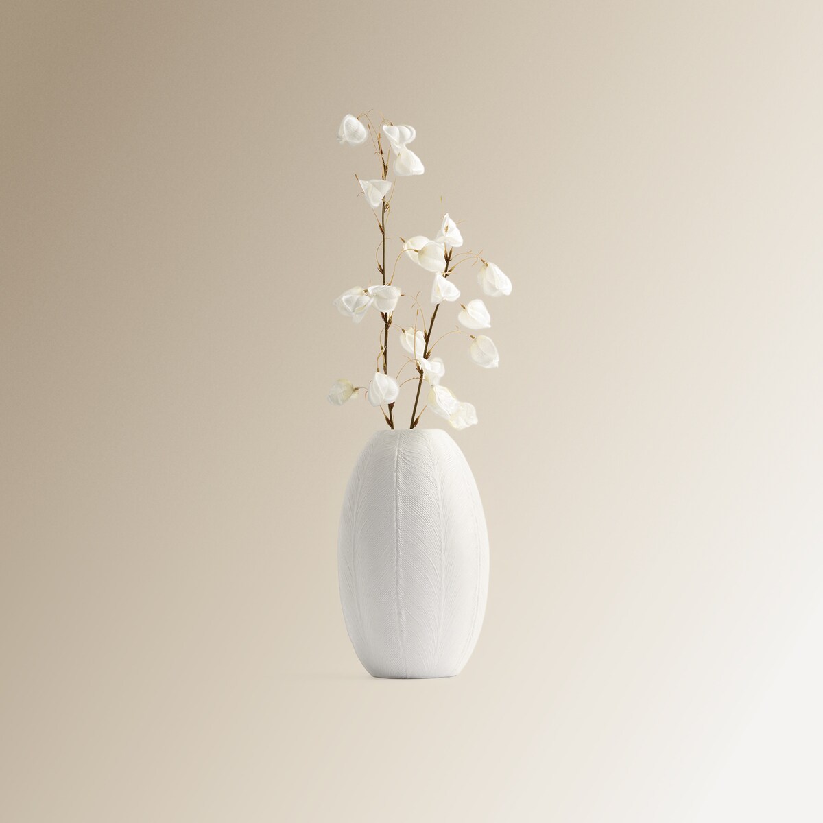 Flor artificial Campainha de pendurar Creme-2