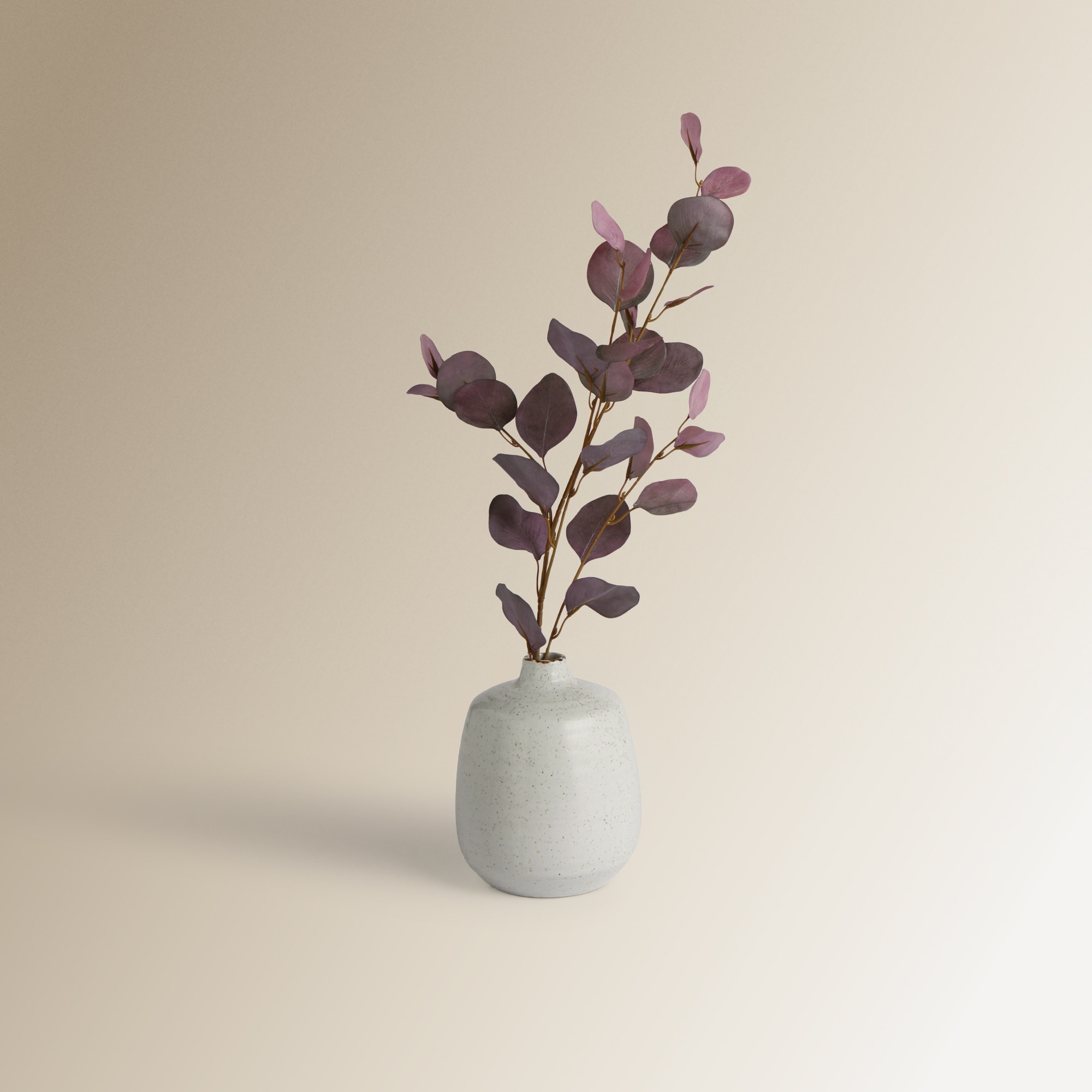 Rama artificial Eucalipto hoja redonda El Corte Inglés - Morado Morado-4