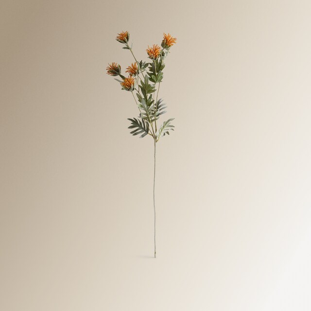 Imagem 0 de Flor artificial silvestre flocada