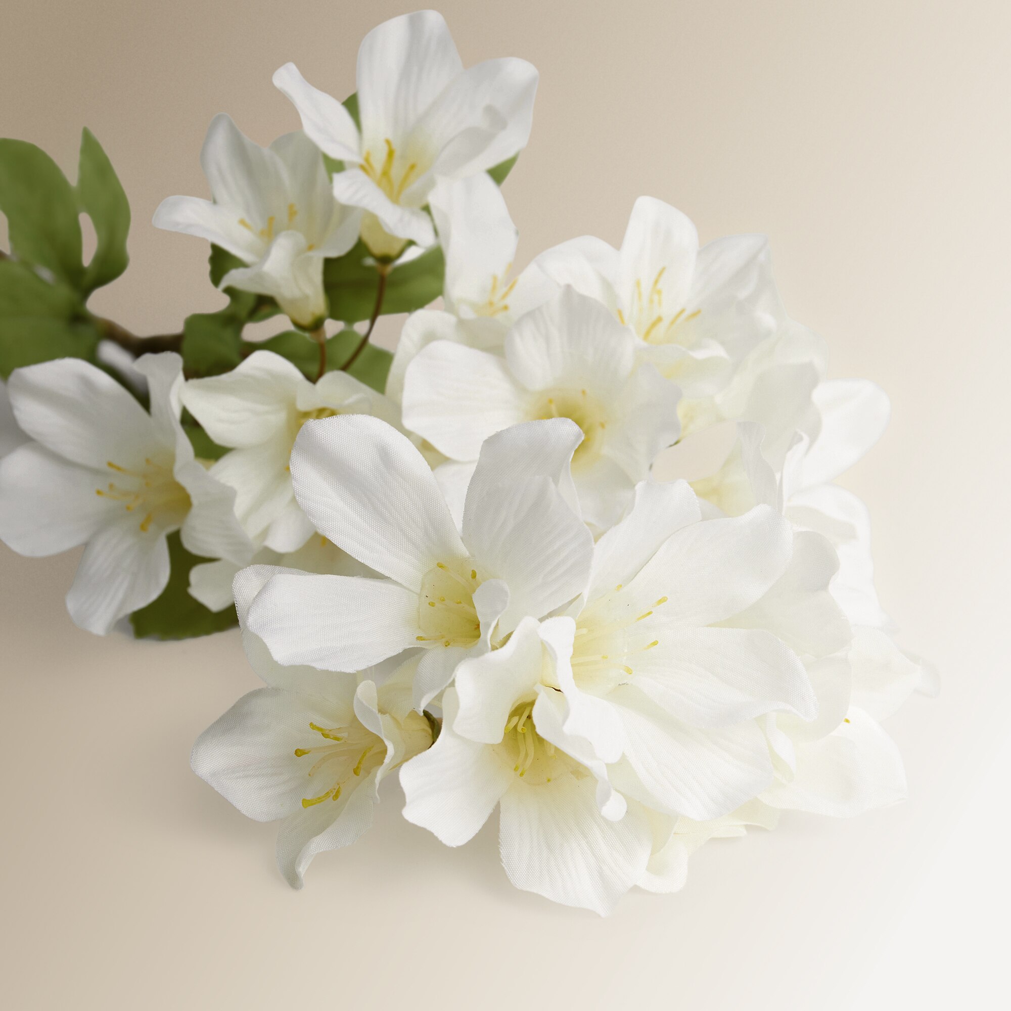 Flor artificial Gloria Branco-2