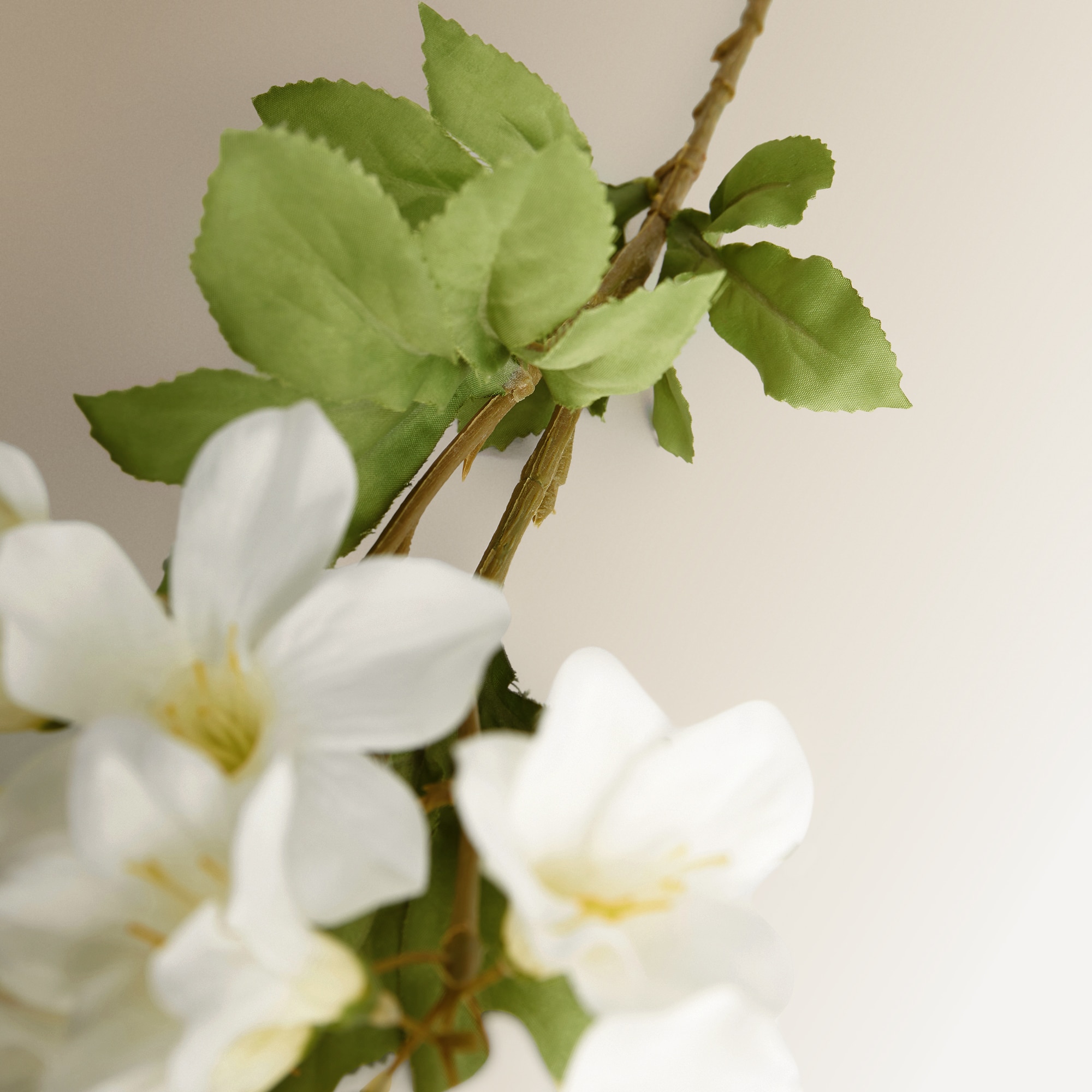 Flor artificial Gloria Branco-3