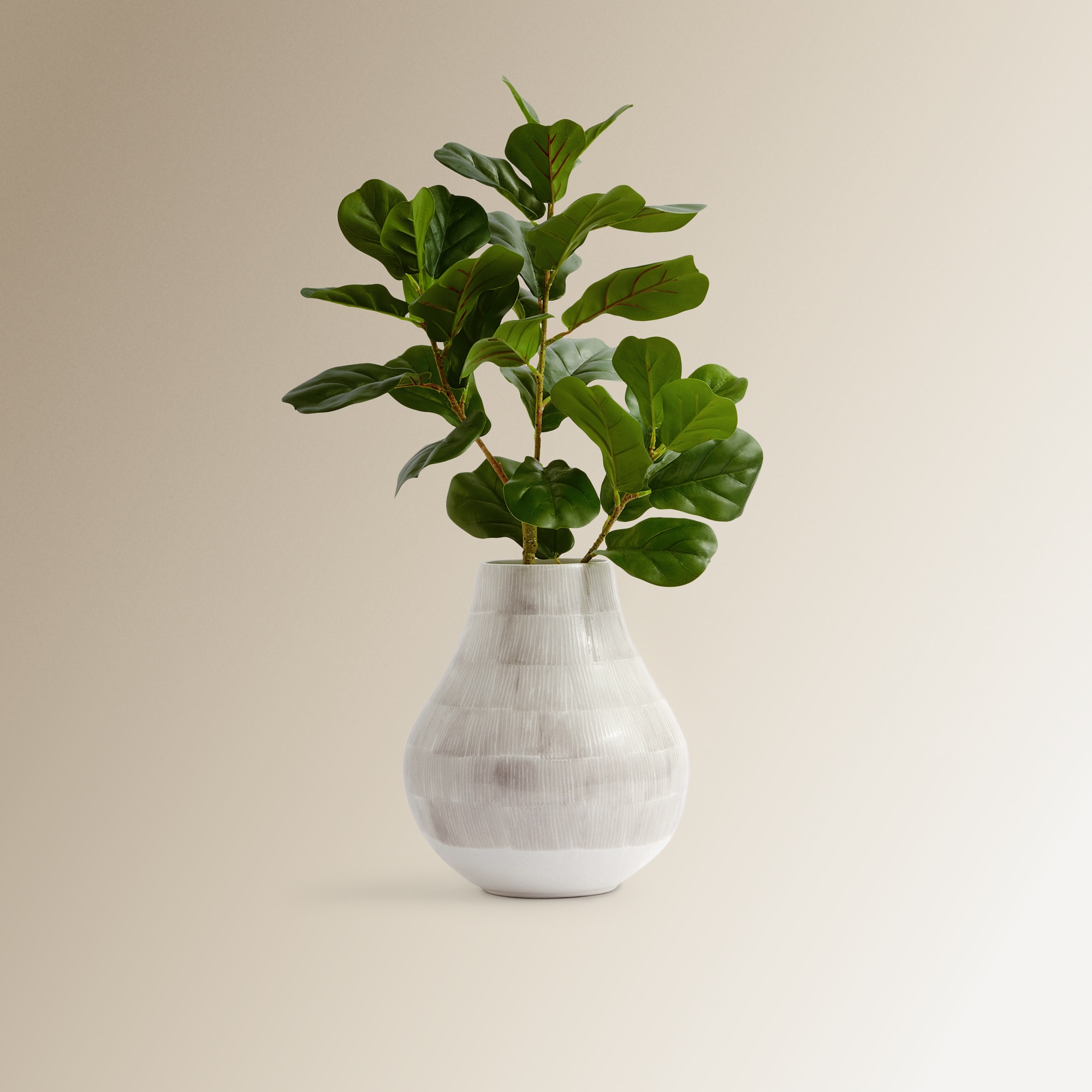 Ramo artificial de ficus Verde-2