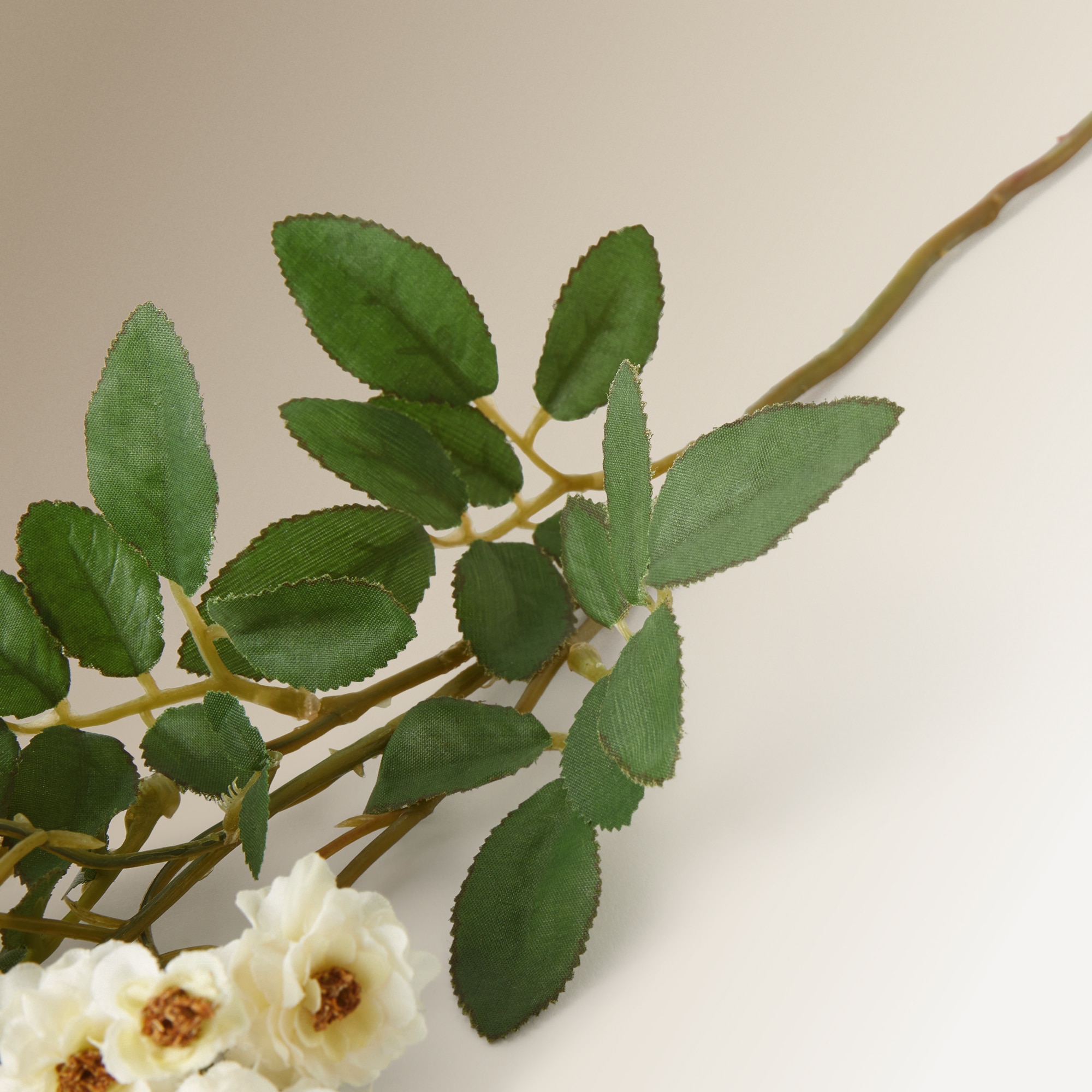 Flor artificial Silvestre mini Creme-3