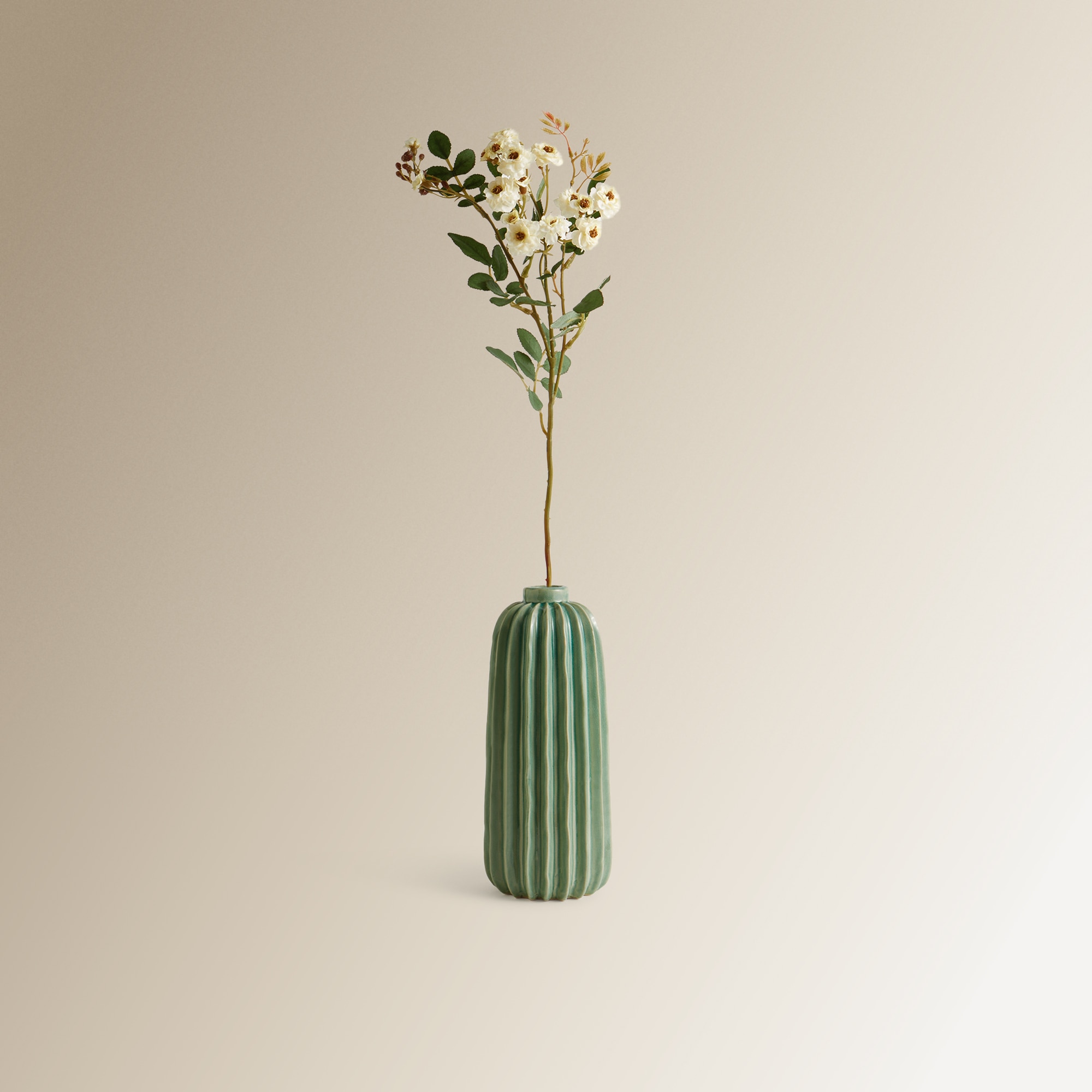 Flor artificial Silvestre mini Creme-4